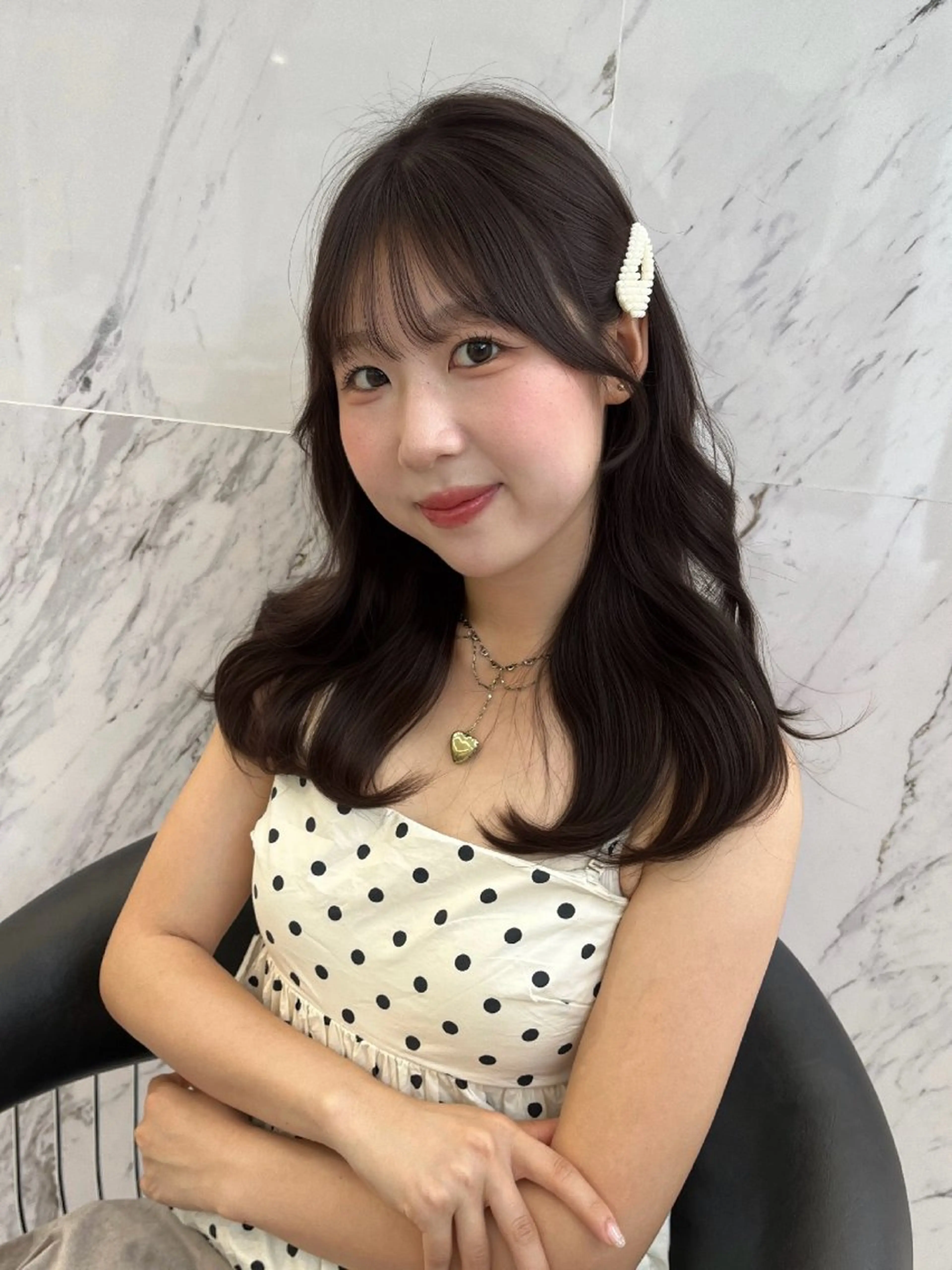 セミロング カラー ParveMix ♡白神みやびのヘアスタイル