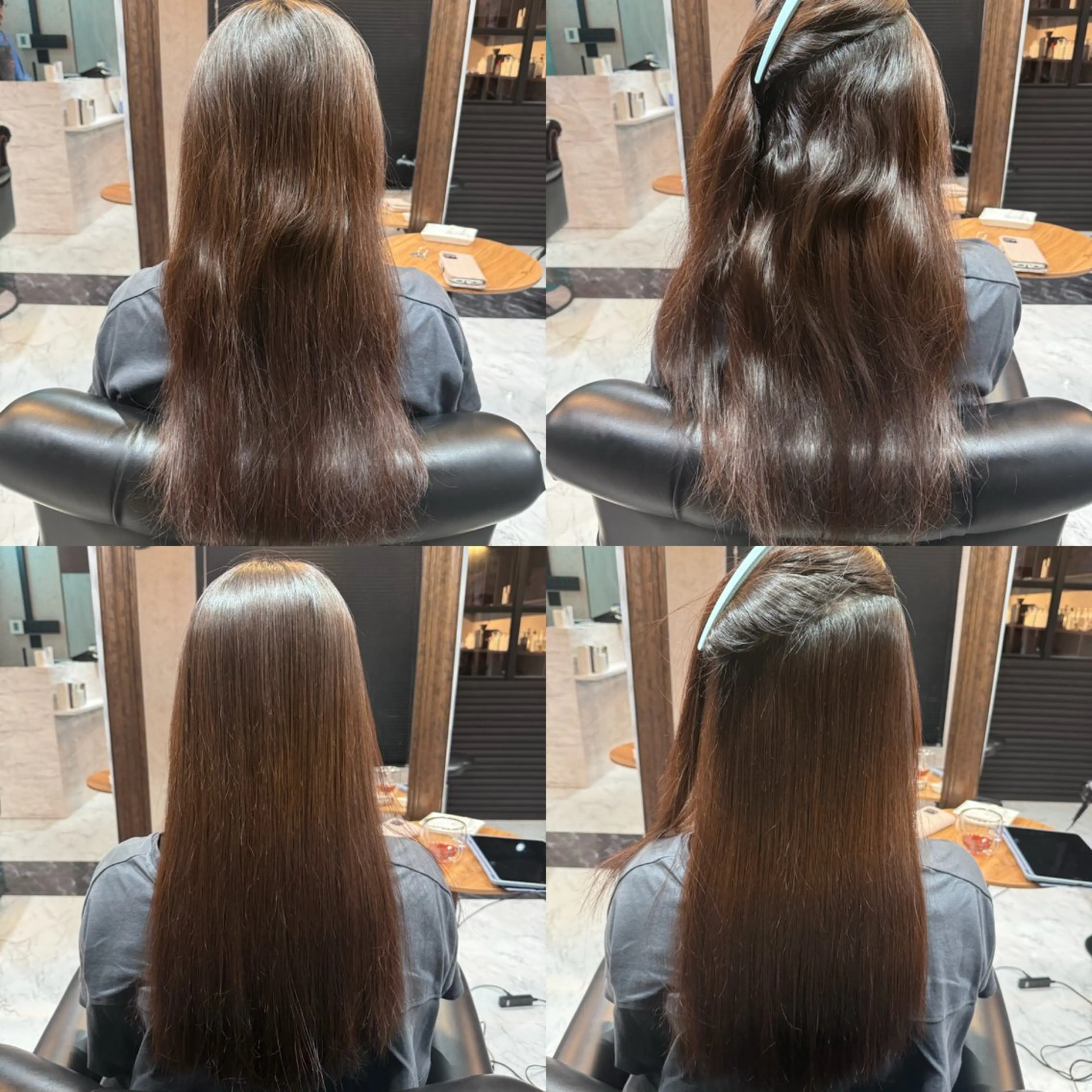 ロング 縮毛矯正 LuanaTOKYO 都築佑汰のヘアスタイル