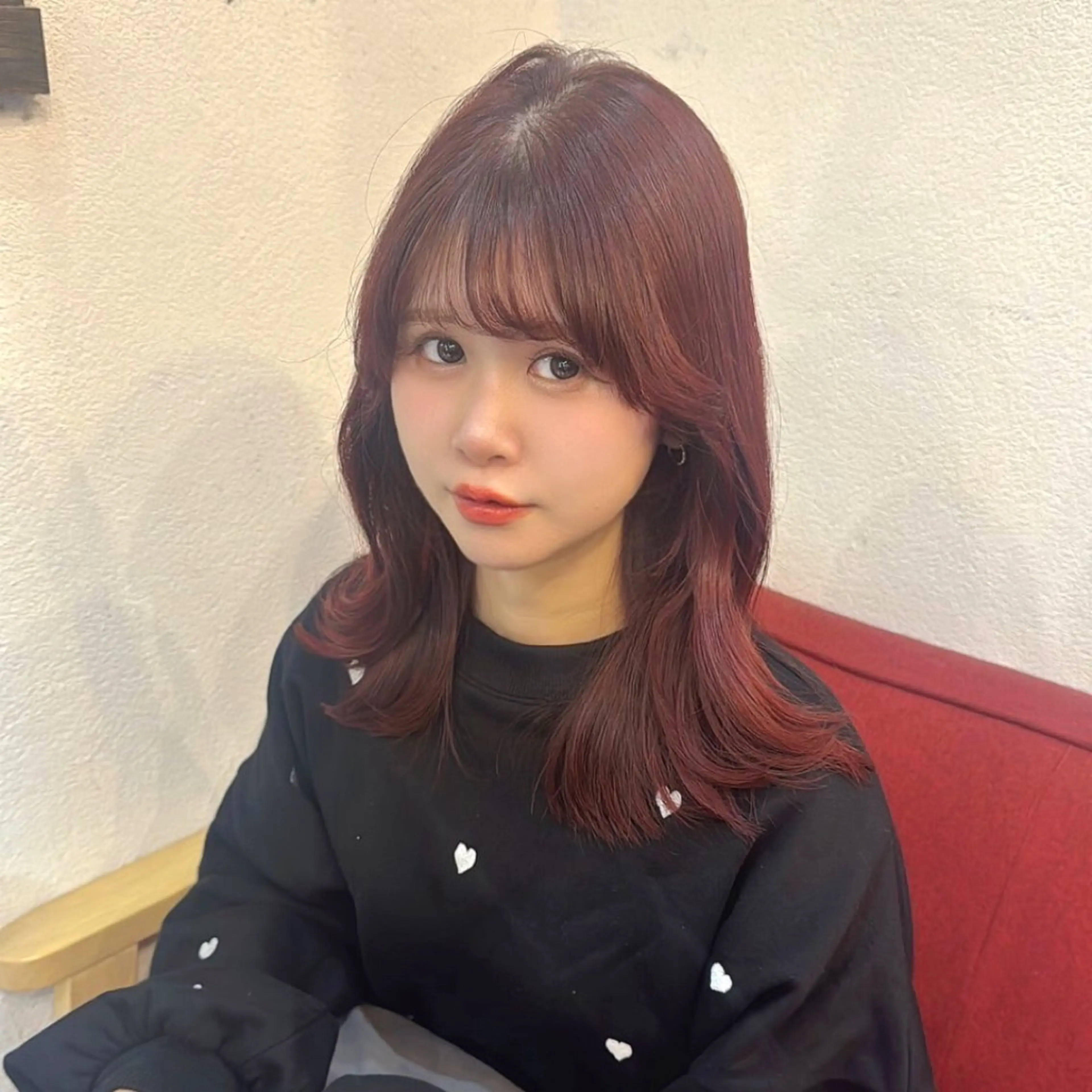 セミロング カラー nina/髪質改善 /柔らかな艶髪🫧のヘアスタイル