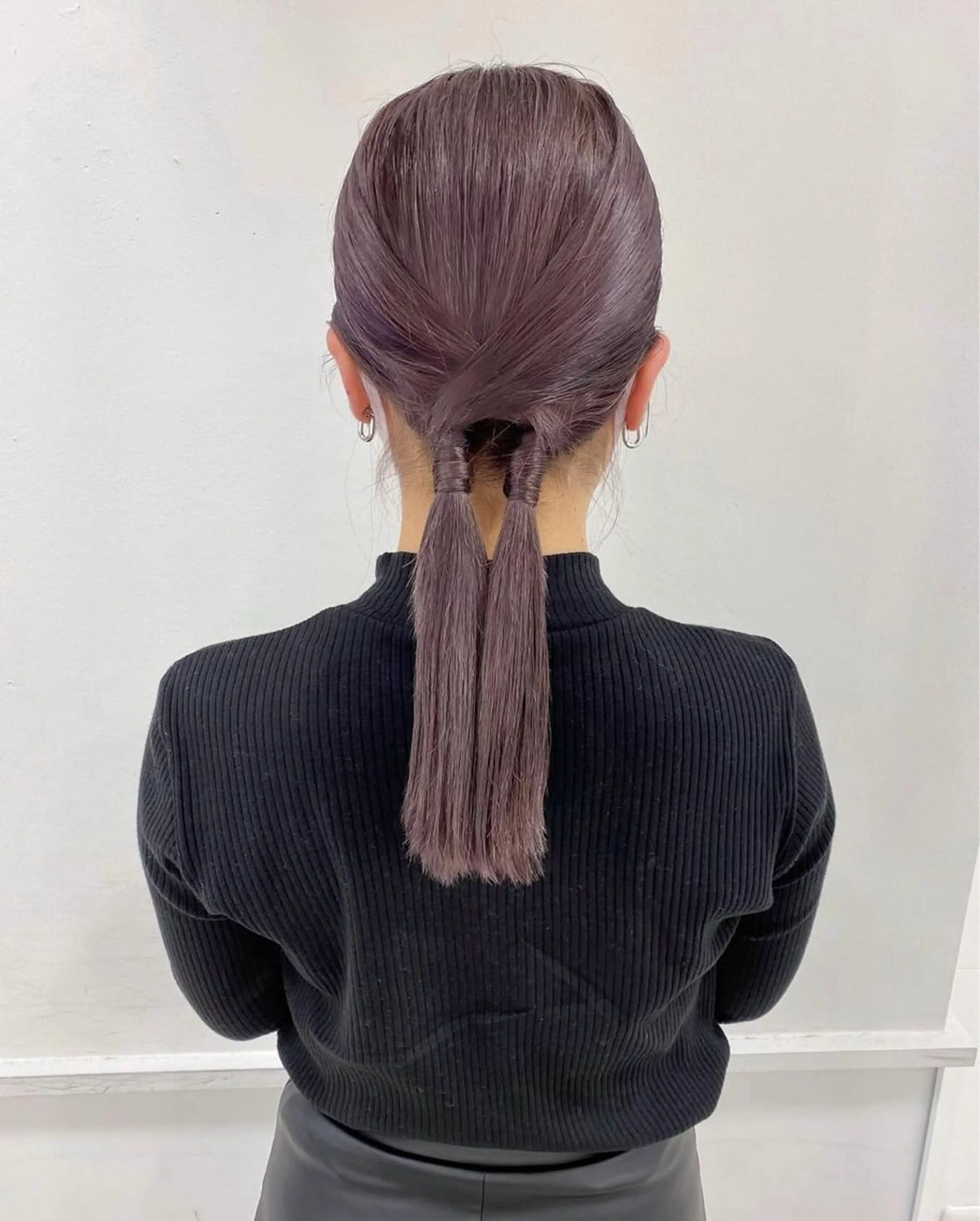 ヘアアレンジ 🖤顔まわり 盛れヘア⟡アズサ🖤のヘアスタイル