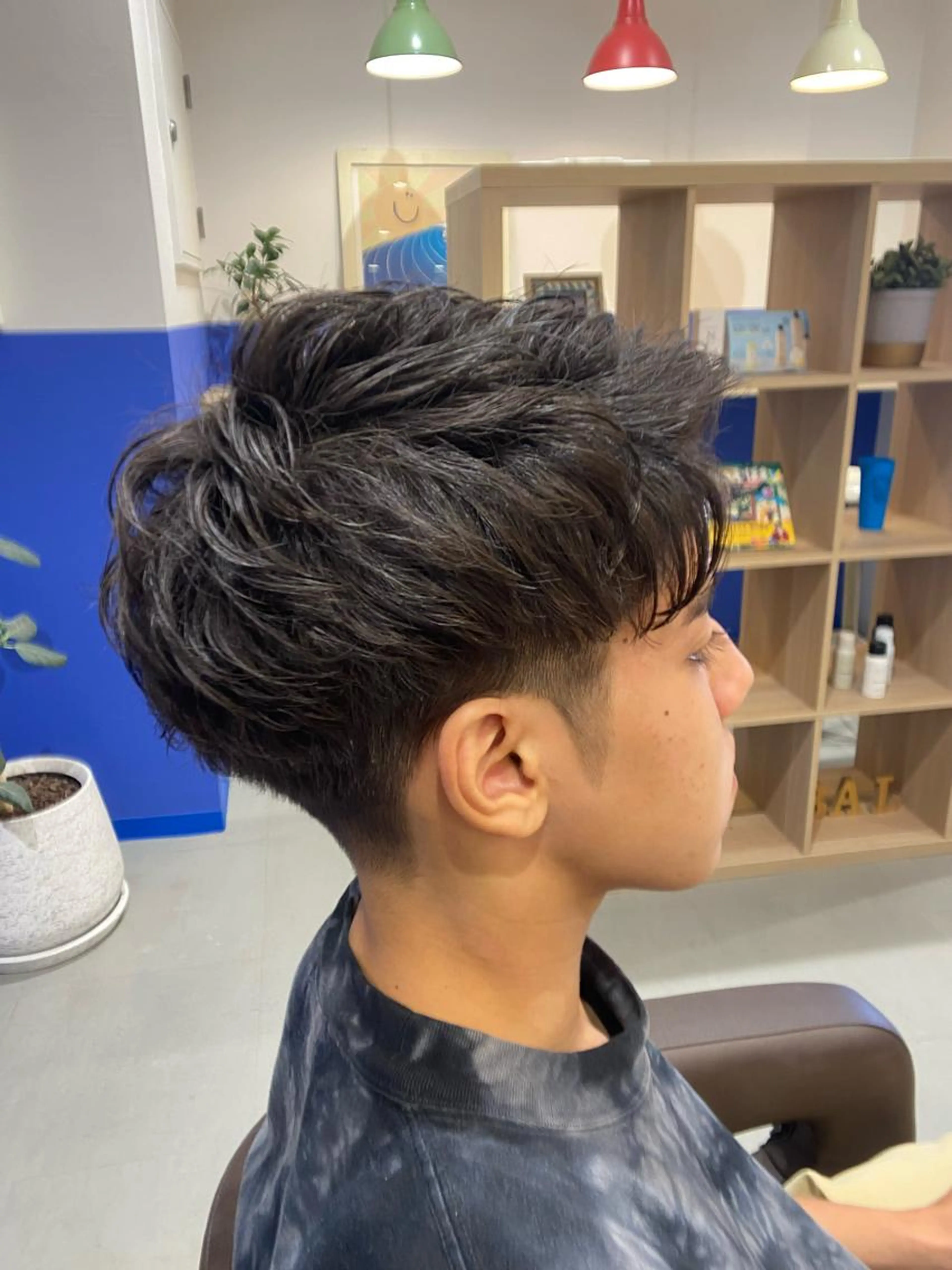 【minimo限定】＊メンズパーマ＊ニュアンスパーマ✨イメチェン抵抗ある方、くせ毛風でナチュラルパーマでも🙆‍♀️の写真