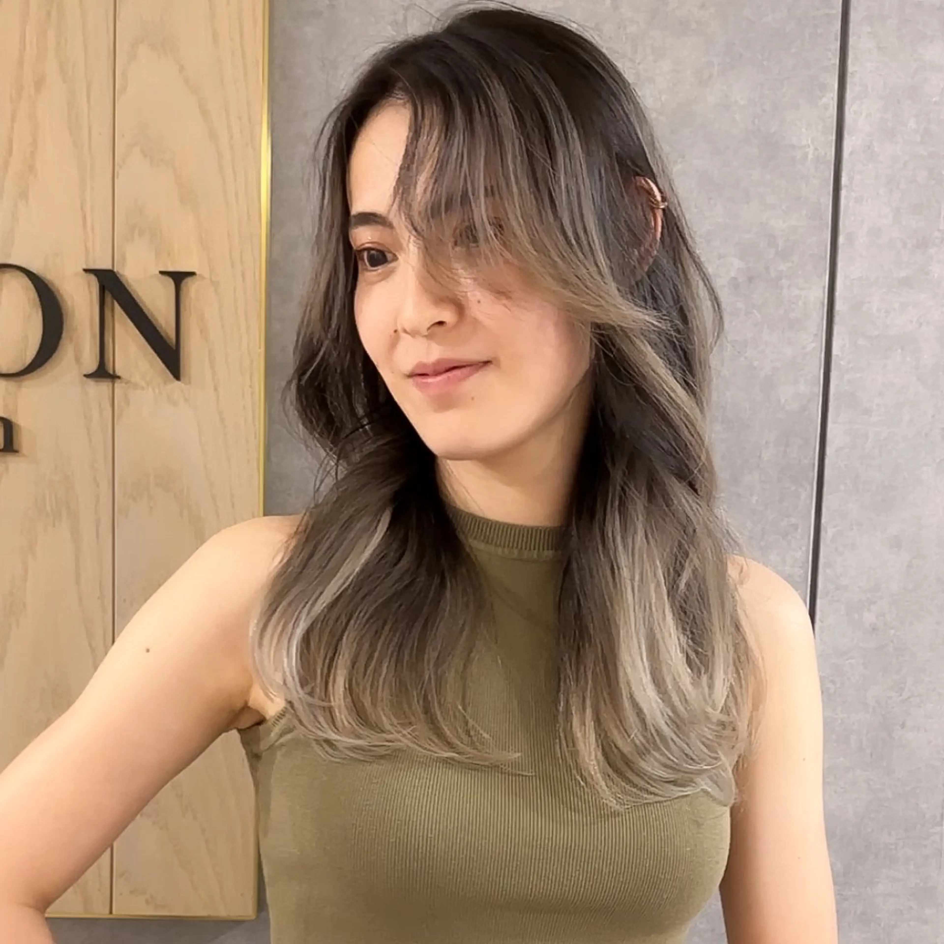 ロング レイヤーカット 小顔カット ショートオタク ❣️Genkiのヘアスタイル