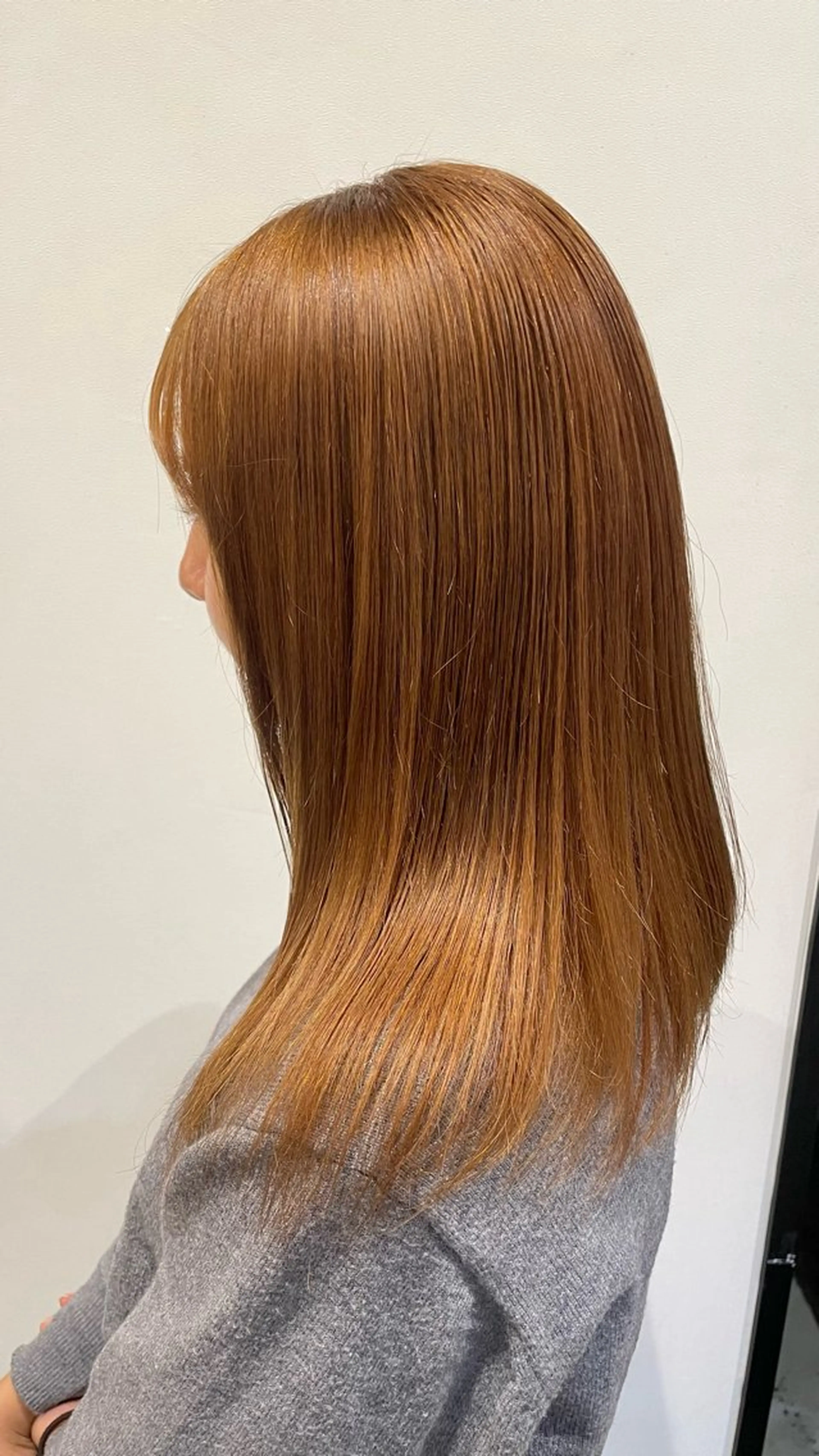 セミロング ヘアカラー 🎀ハイトーン/ 艶カラー/夕月🎀のヘアスタイル