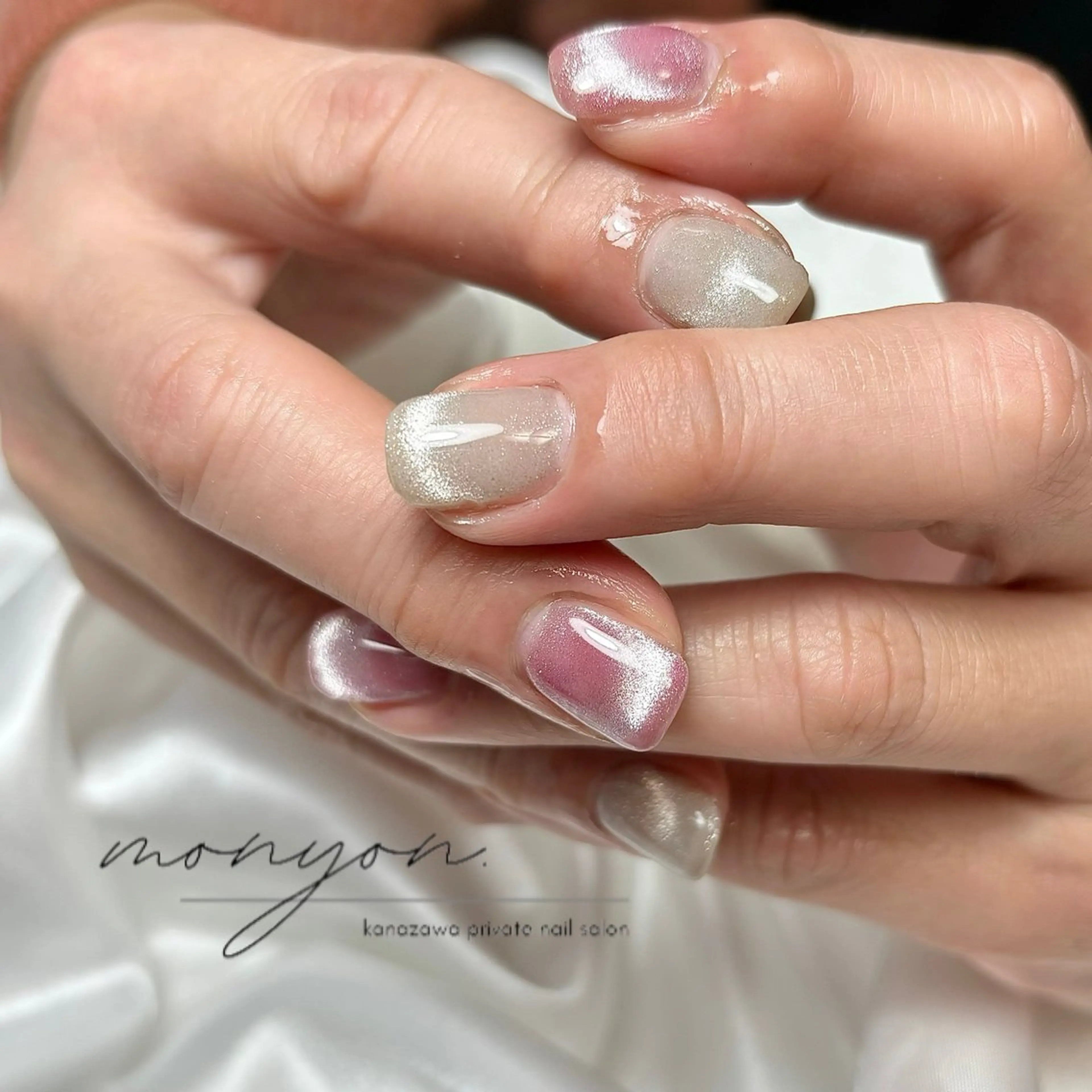 ネイル フレンチネイル マグネットネイル etoile filanteのネイルデザイン