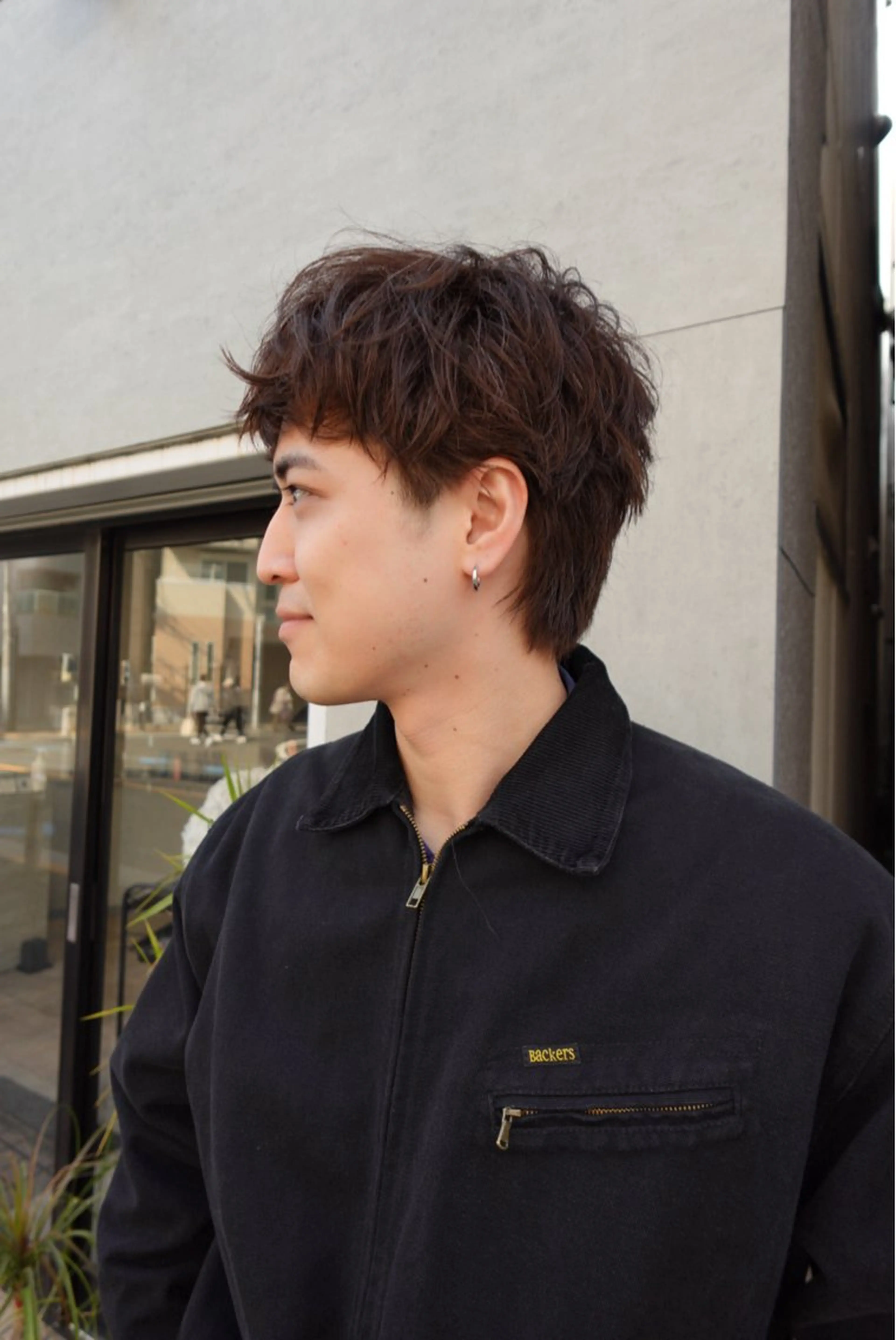 ショート カラー メンズ メンズショート ショートヘア カット ヘアカラー トリートメント Umu所属・✳︎透明感カラー✳︎ ボブ✳︎nanaのヘアスタイル