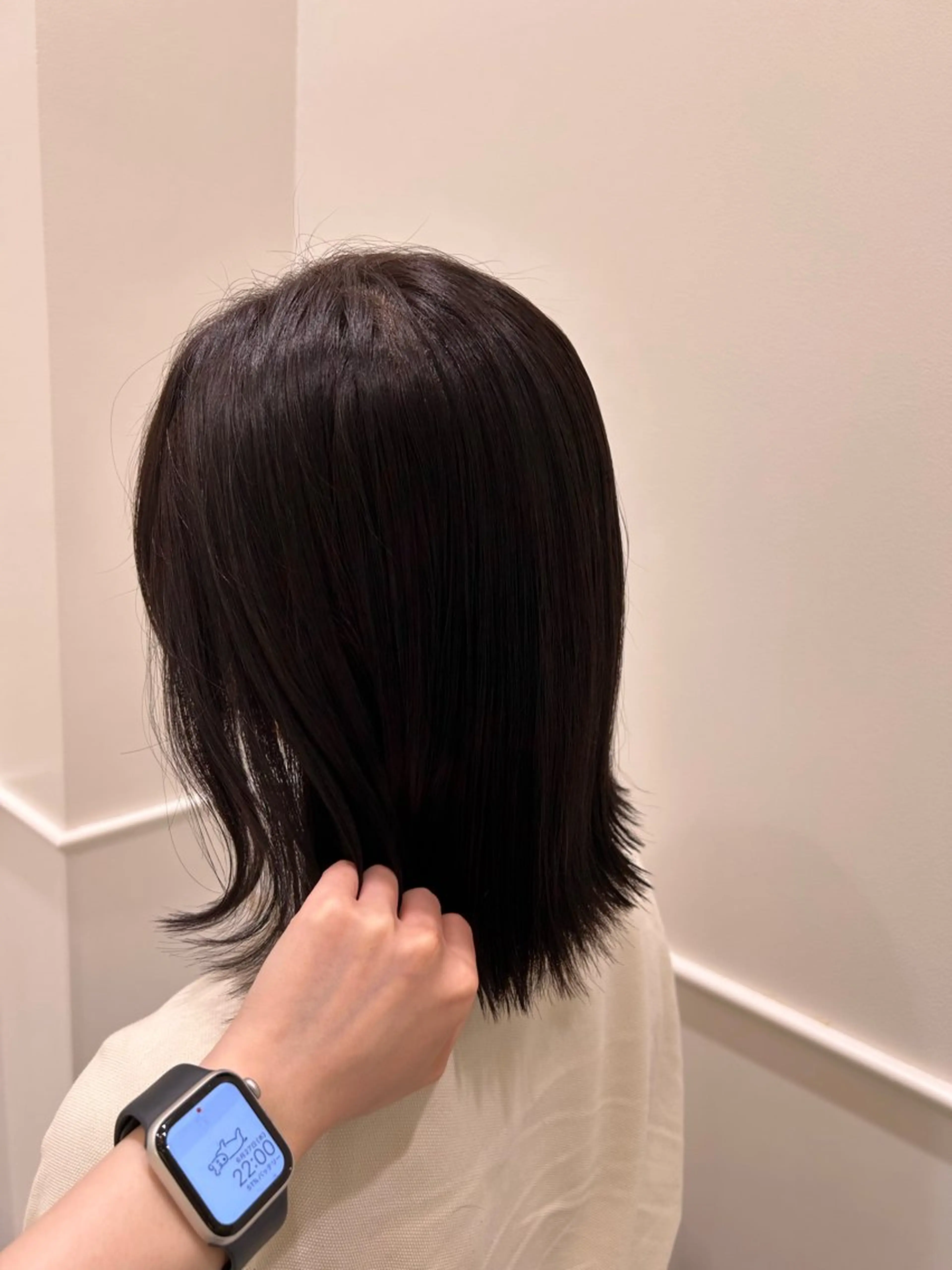 ミディアム カラー 日南乃/柔らか ブラウンカラーのヘアスタイル