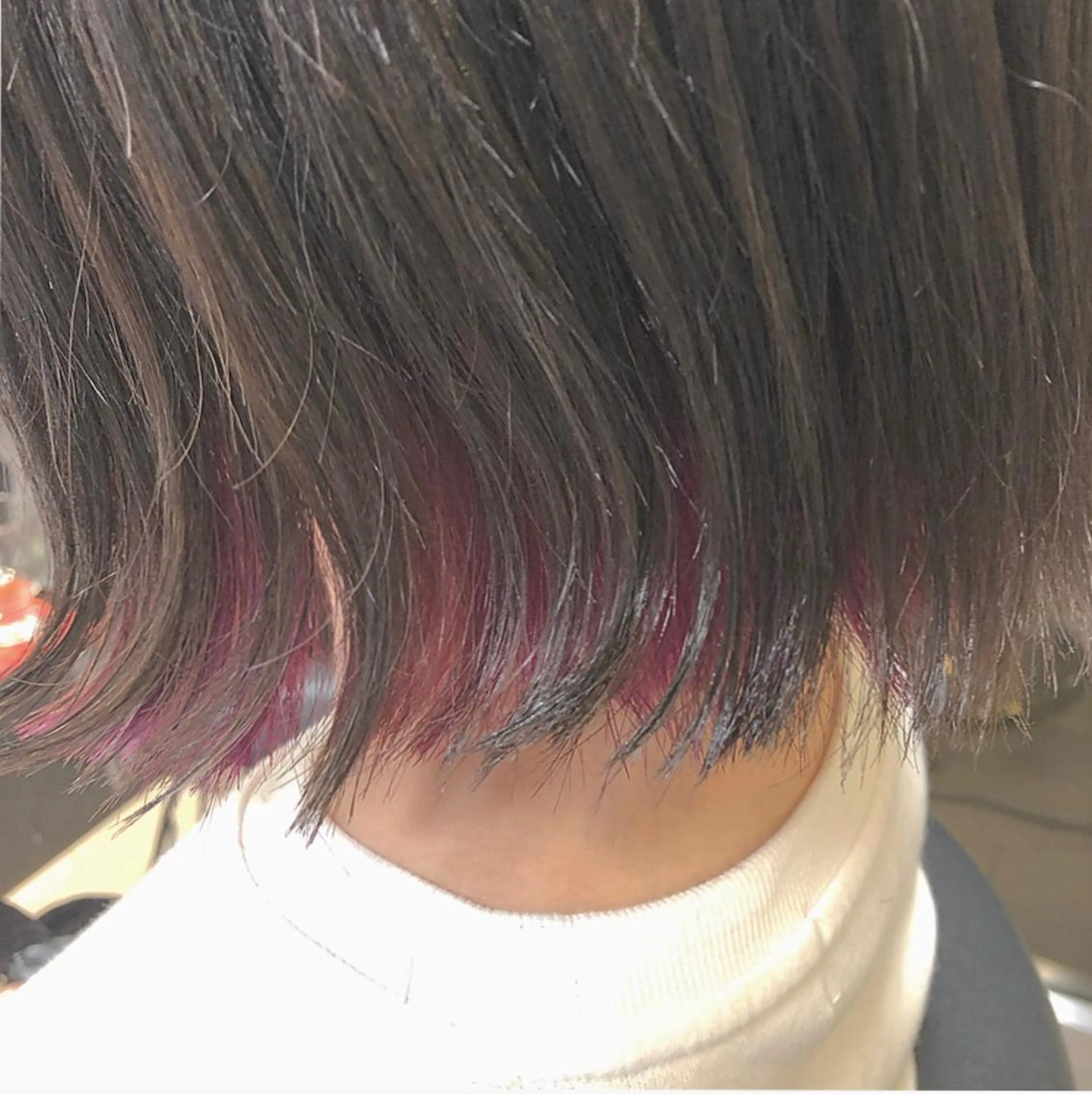 ショート カラー インナーカラー パープルカラー Blue所属・透明感カラー 🫰🏻💗 高橋舞のその他イメージ