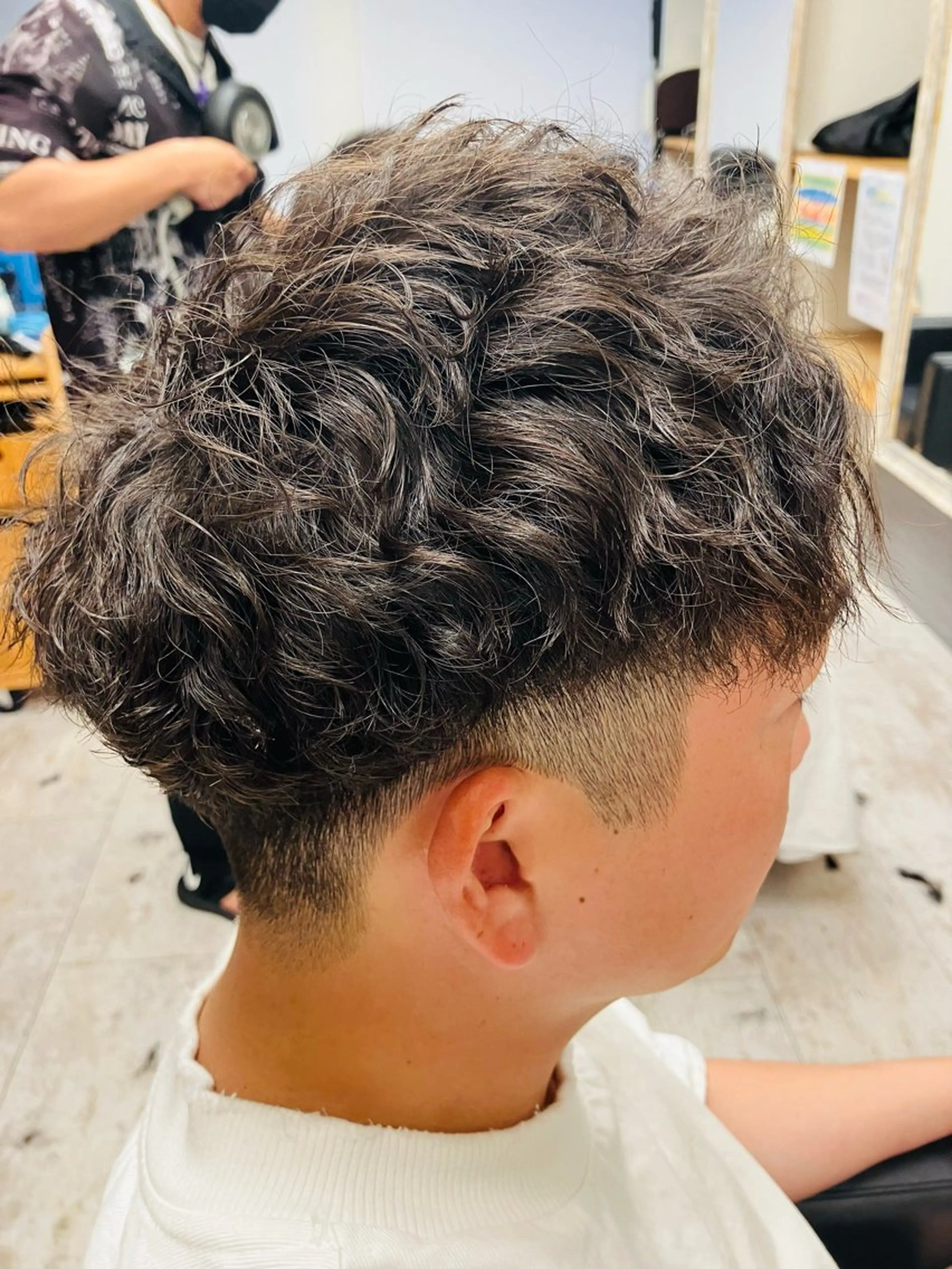 パーマ メンズ カット パーマ メンズ特化/パーマ/ フェードWATARUのヘアスタイル