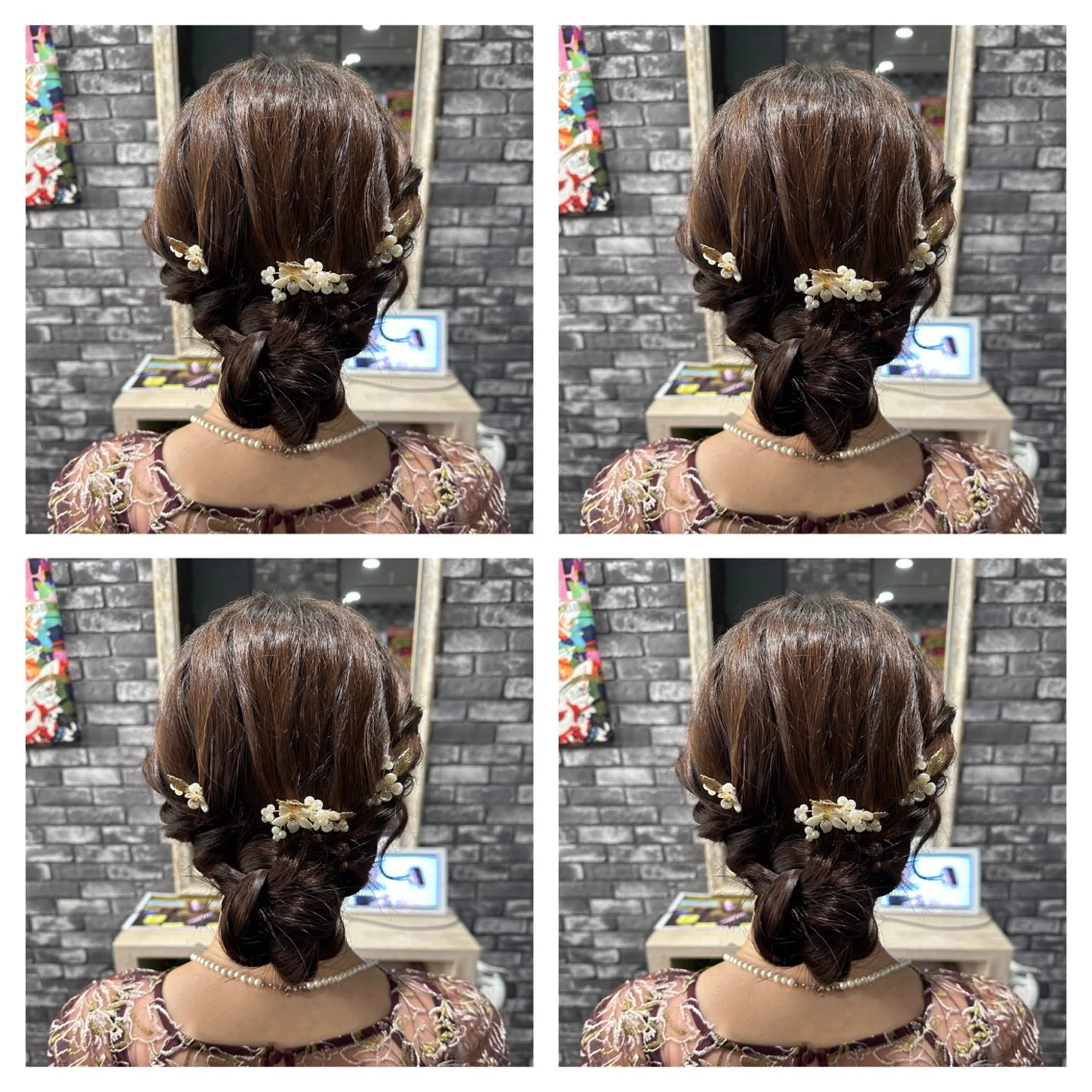 【大人気クーポン🍒ྀི】お呼ばれ💕イベント💜結婚式参列💝ヘアセット🌷 早朝時間もご対応可能🎀の写真