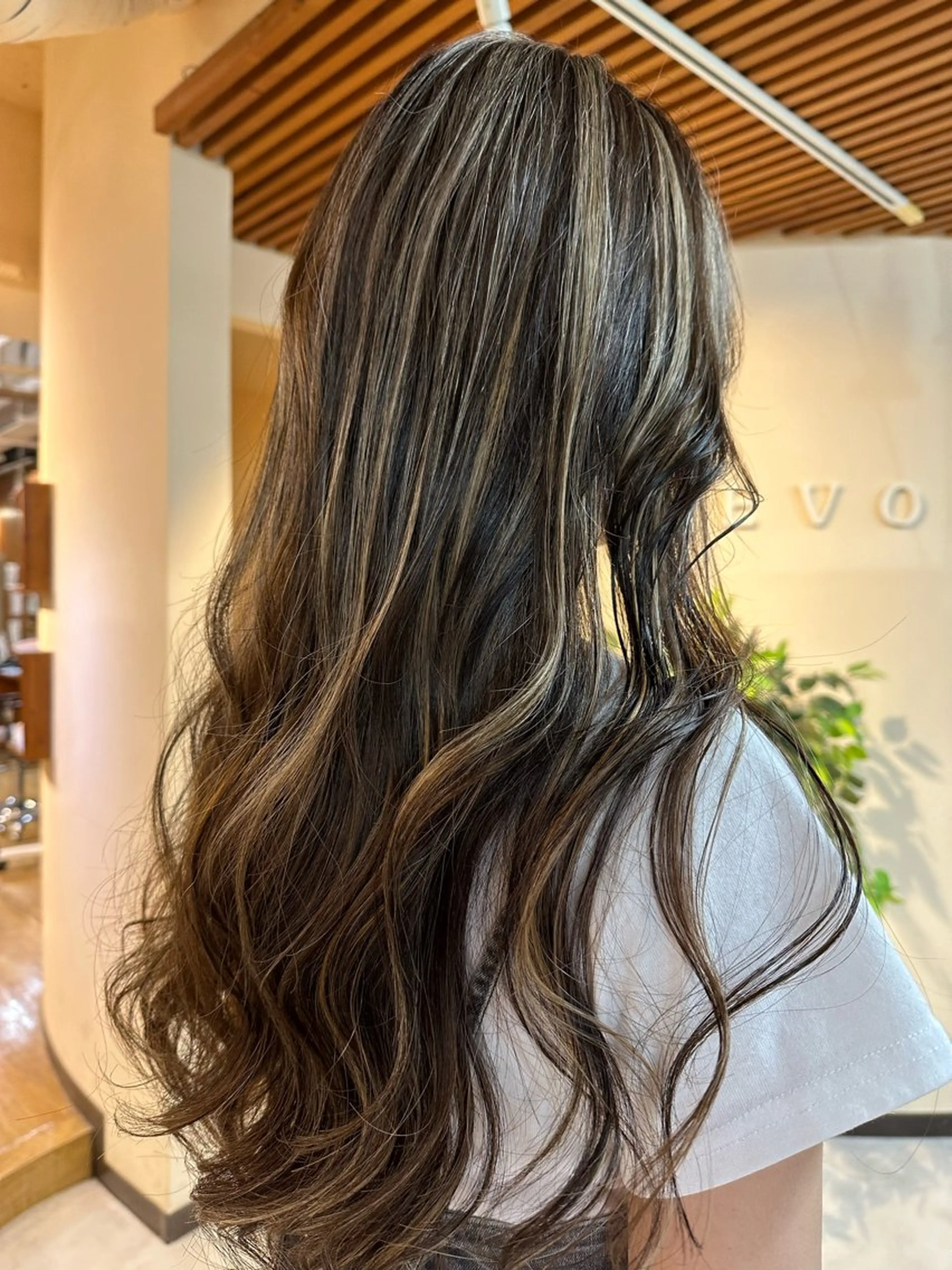 ロング カラー ハイライトカラー ハイライト デザインカラー／ ハイトーン／竹井俊介のヘアスタイル