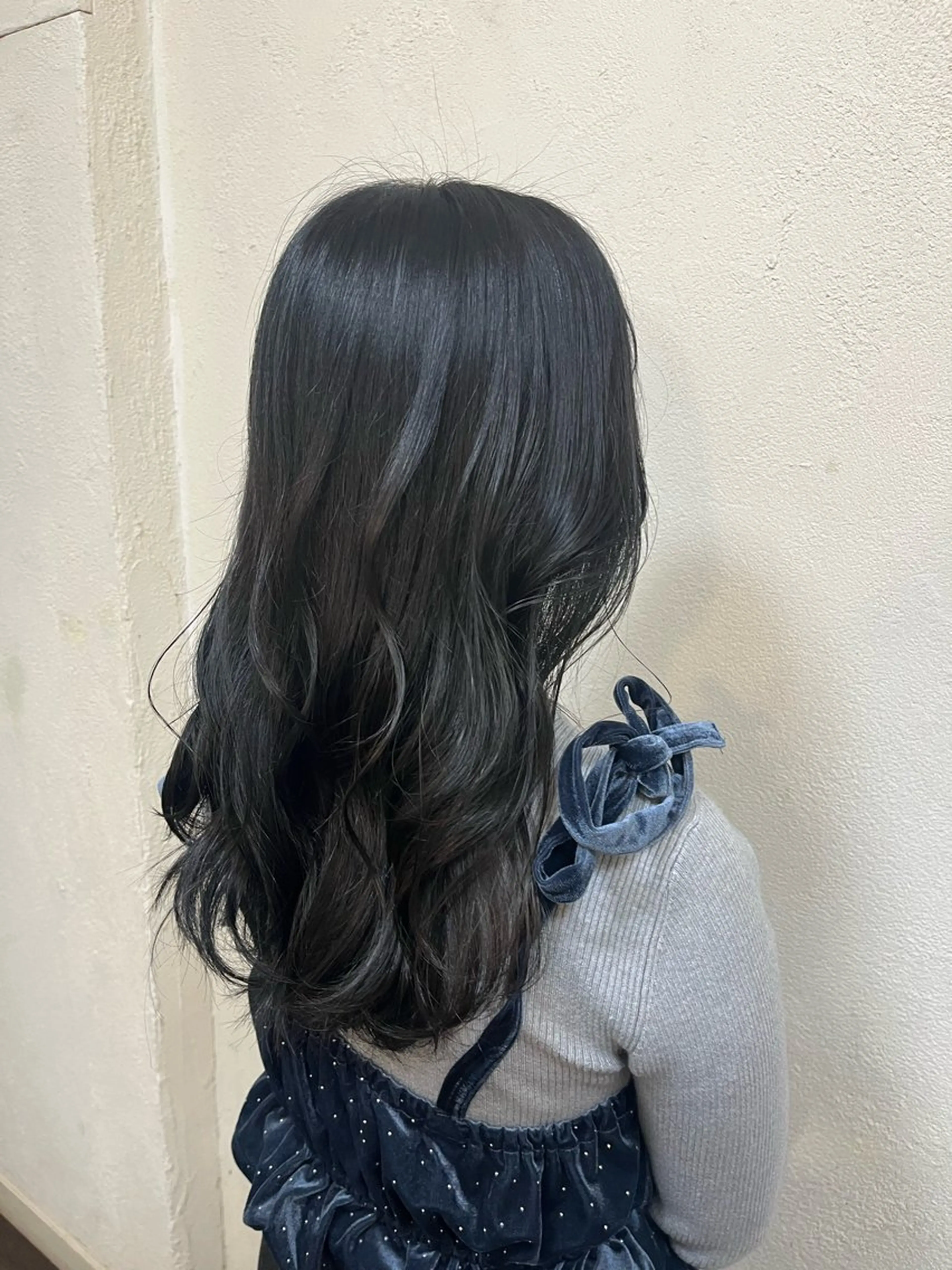 ミディアム カラー うる艶カラー× ハイトーン/miuのヘアスタイル