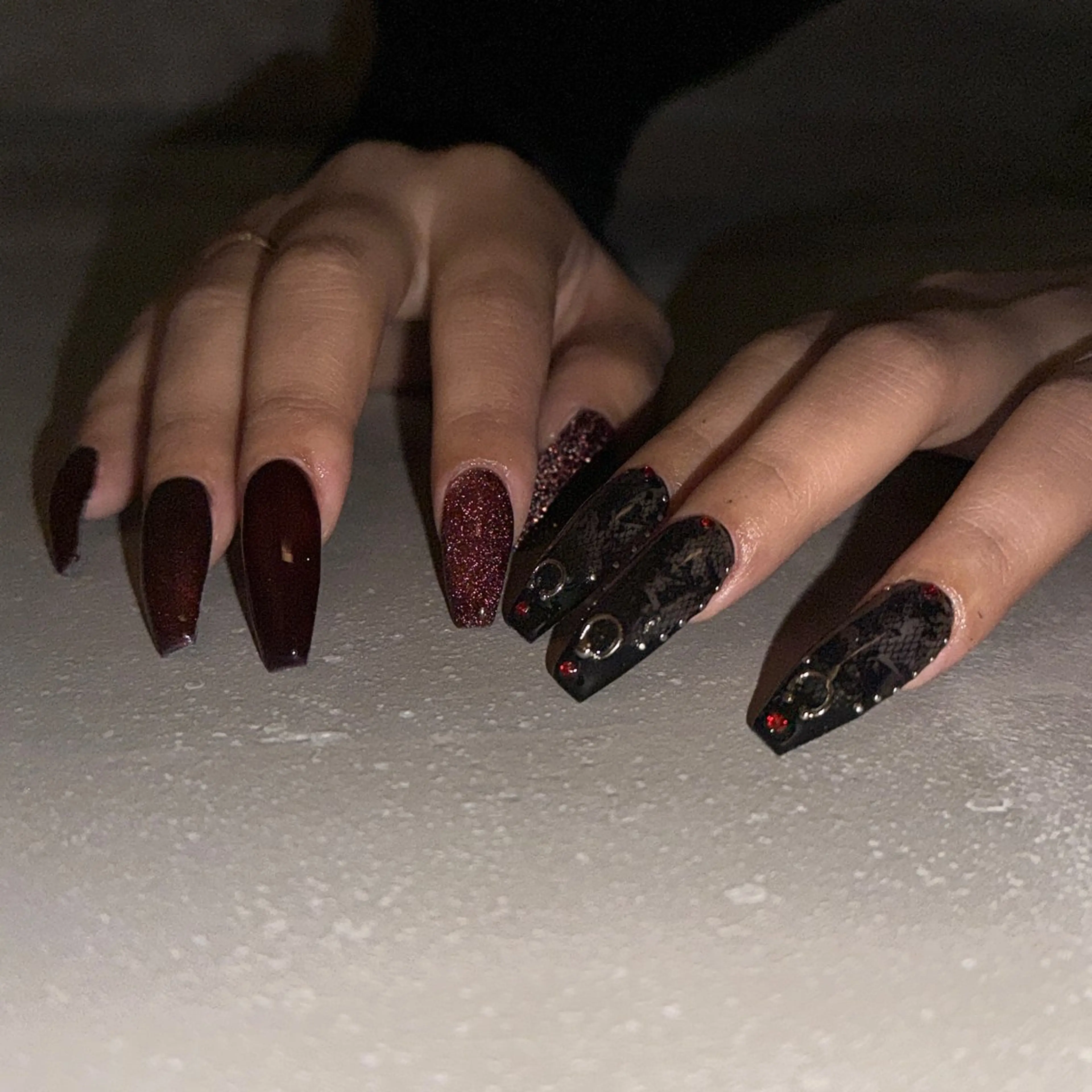 ネイル ハロウィン ハンドネイル 𝐫𝐚𝐢 𝐧𝐚𝐢𝐥の眉毛・アイブロウイメージ