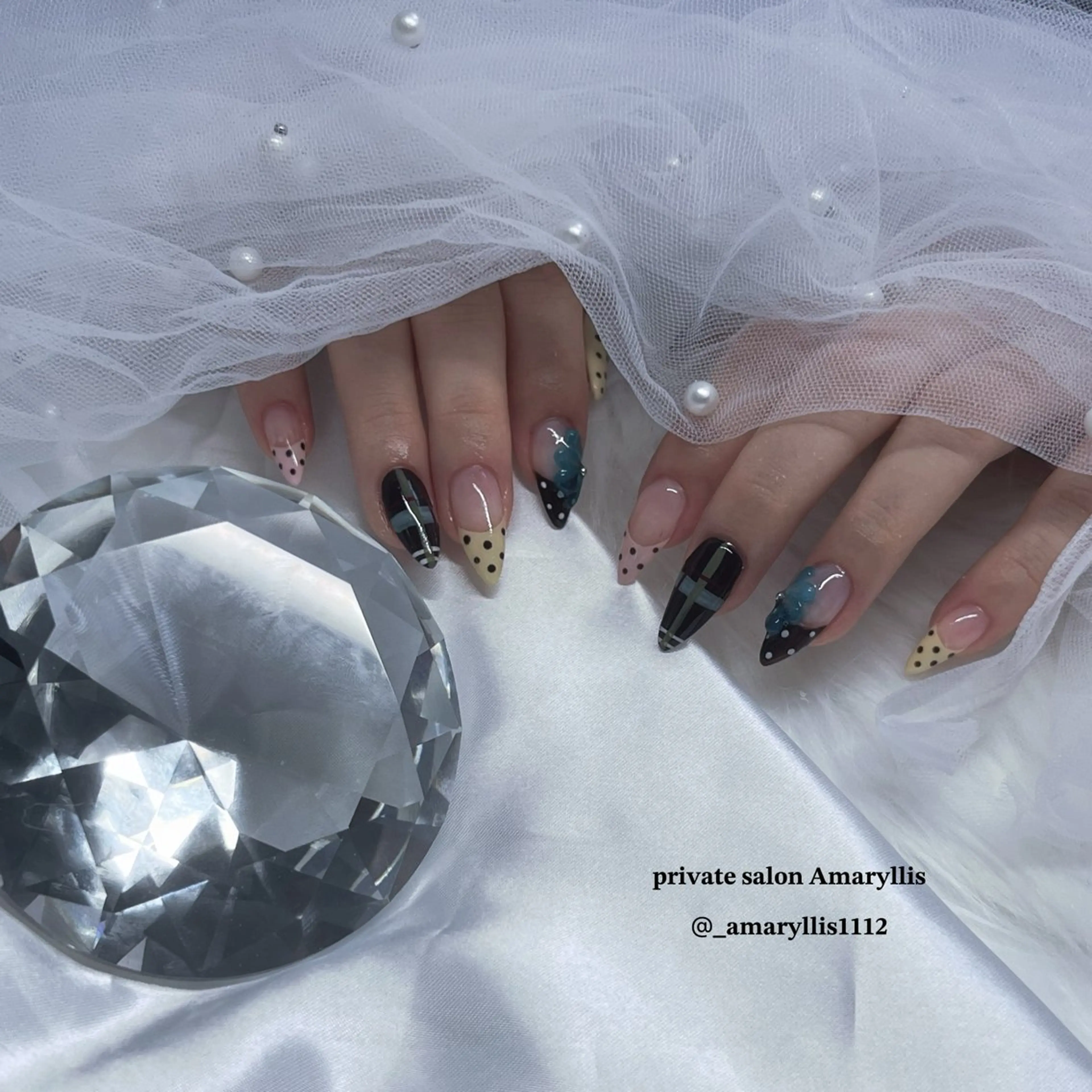 ネイル アートネイル ハンドネイル 𝑹𝒆𝒏𝒐 八尾ネイルのネイルデザイン