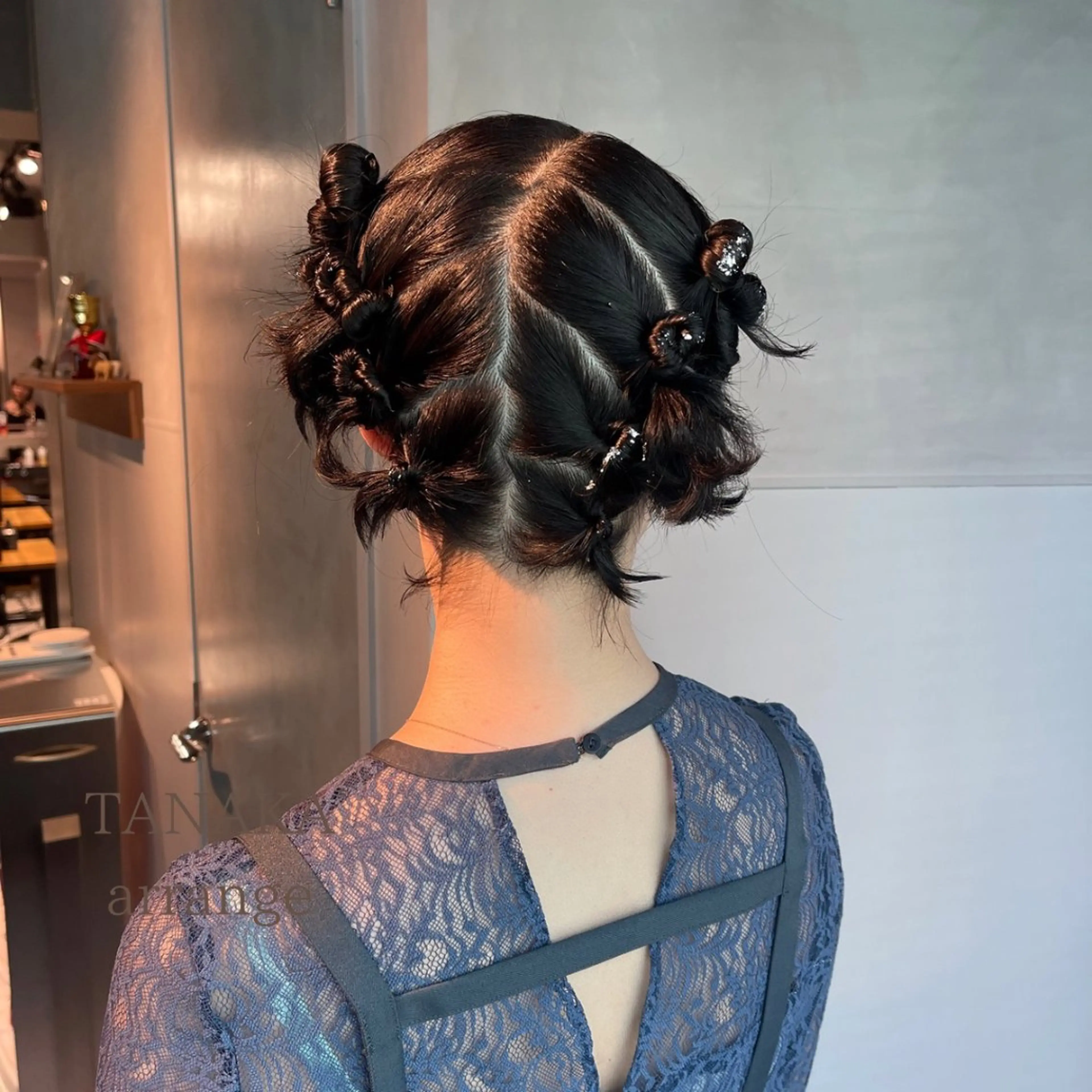 ヘアアレンジ ポニーテール 結婚式・ブライダル 卒業式のヘアスタイル ヘアセット charm《銀座》 ヘアセット/縮毛矯正のヘアスタイル