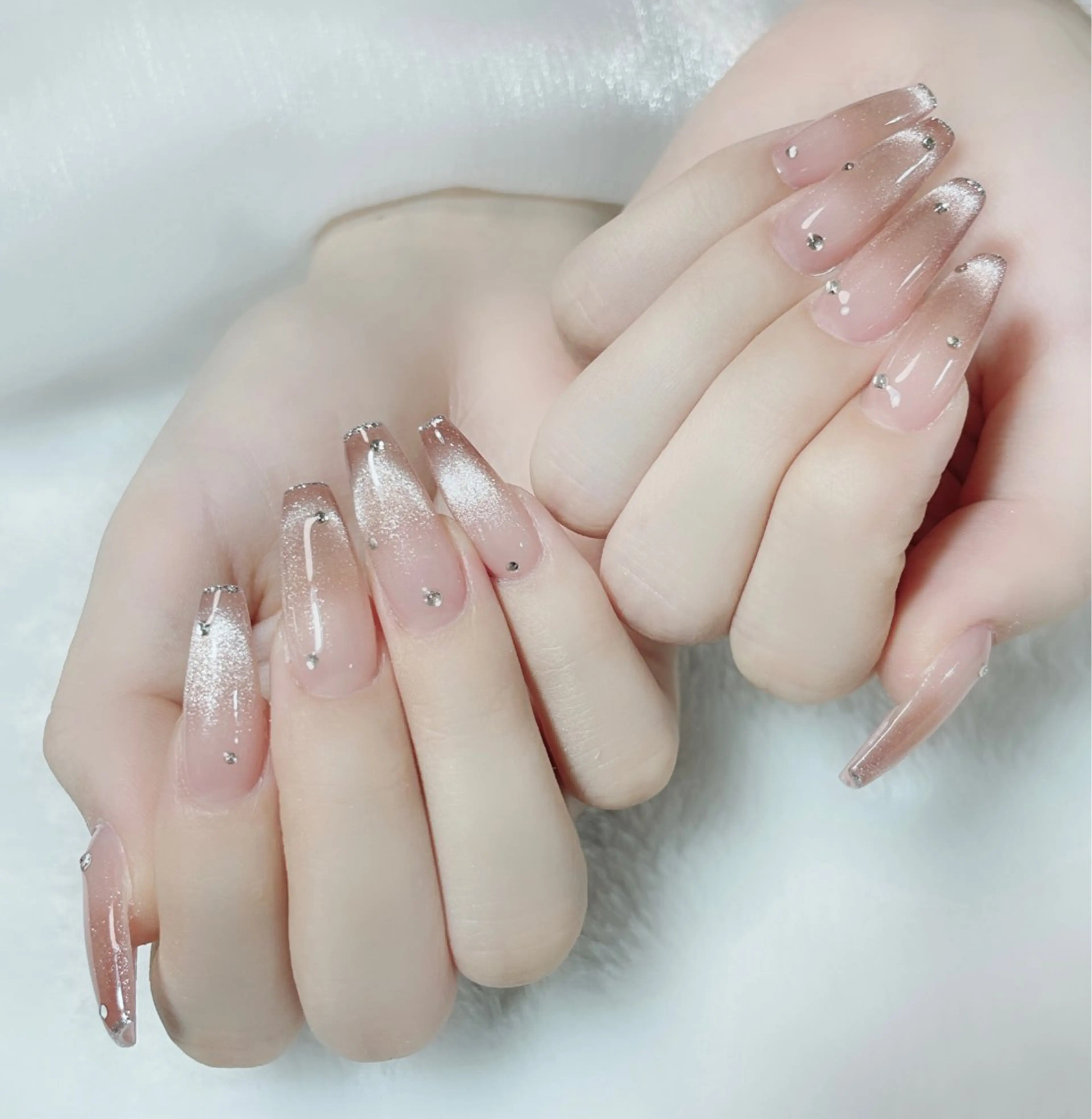 ネイル 長さ出し Amina nail salonのネイルデザイン
