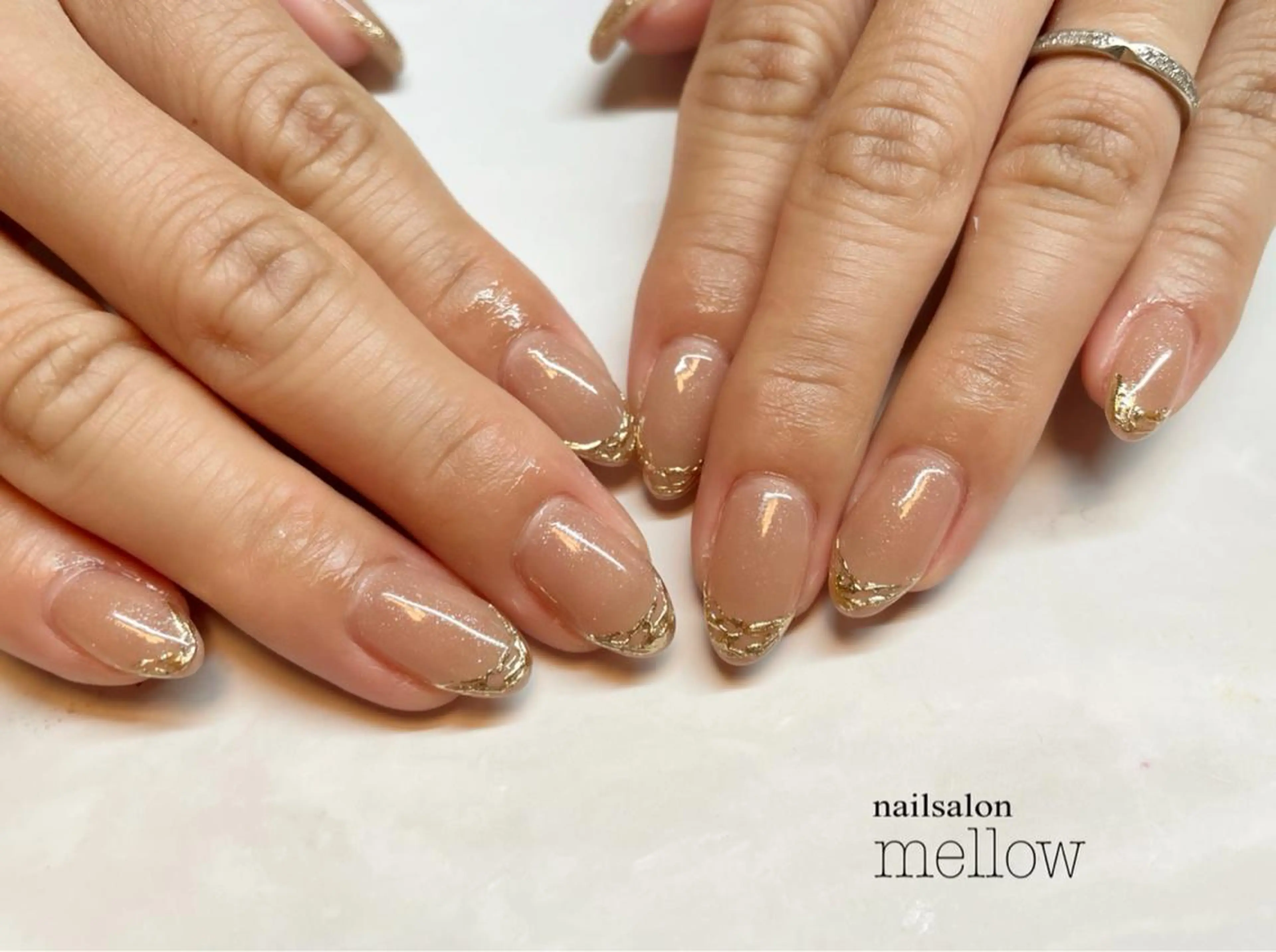 ネイル フレンチネイル 大山 浩美のネイルデザイン