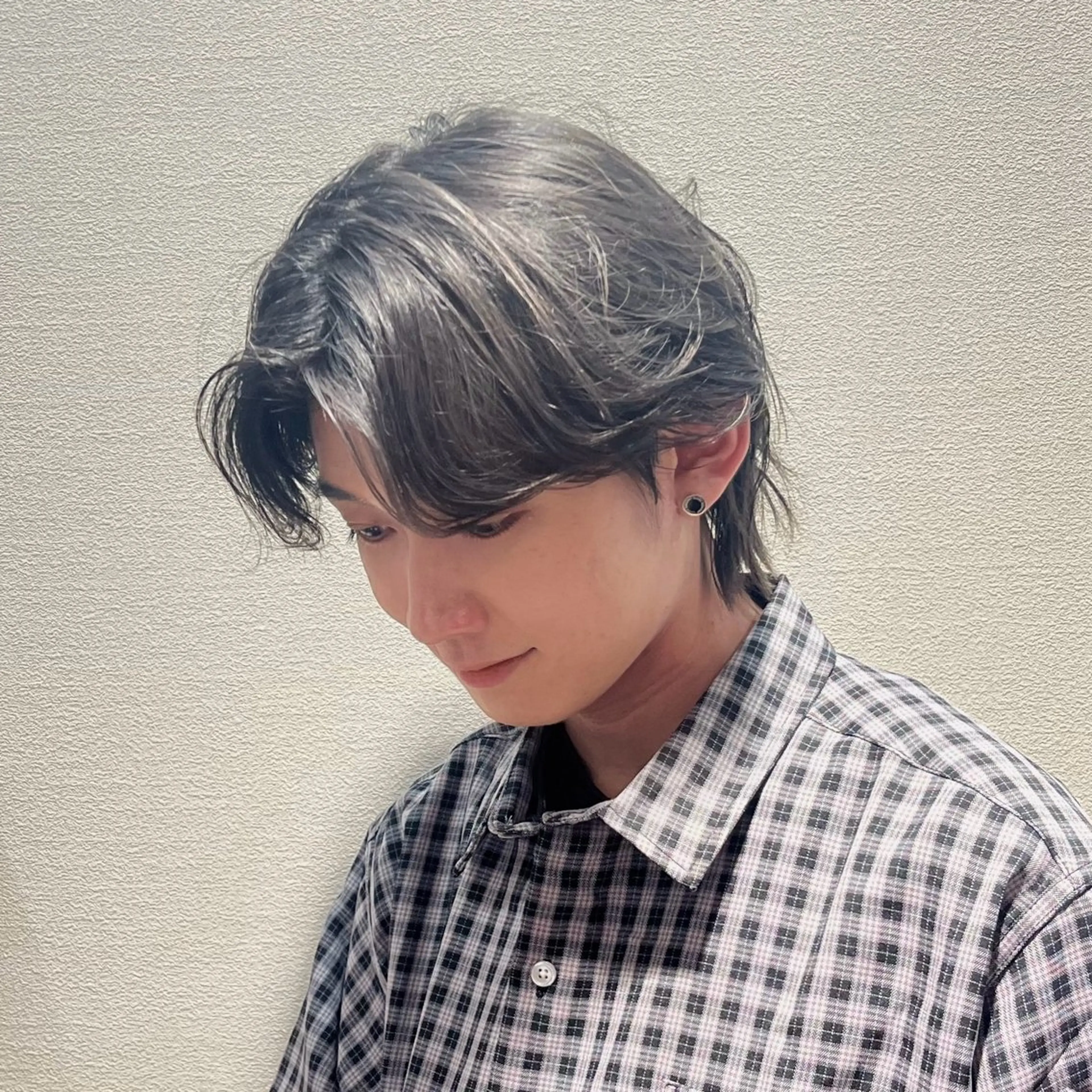 カラー パーマ メンズ カラー/韓国レイヤー /ブリーチ/hinaのヘアスタイル