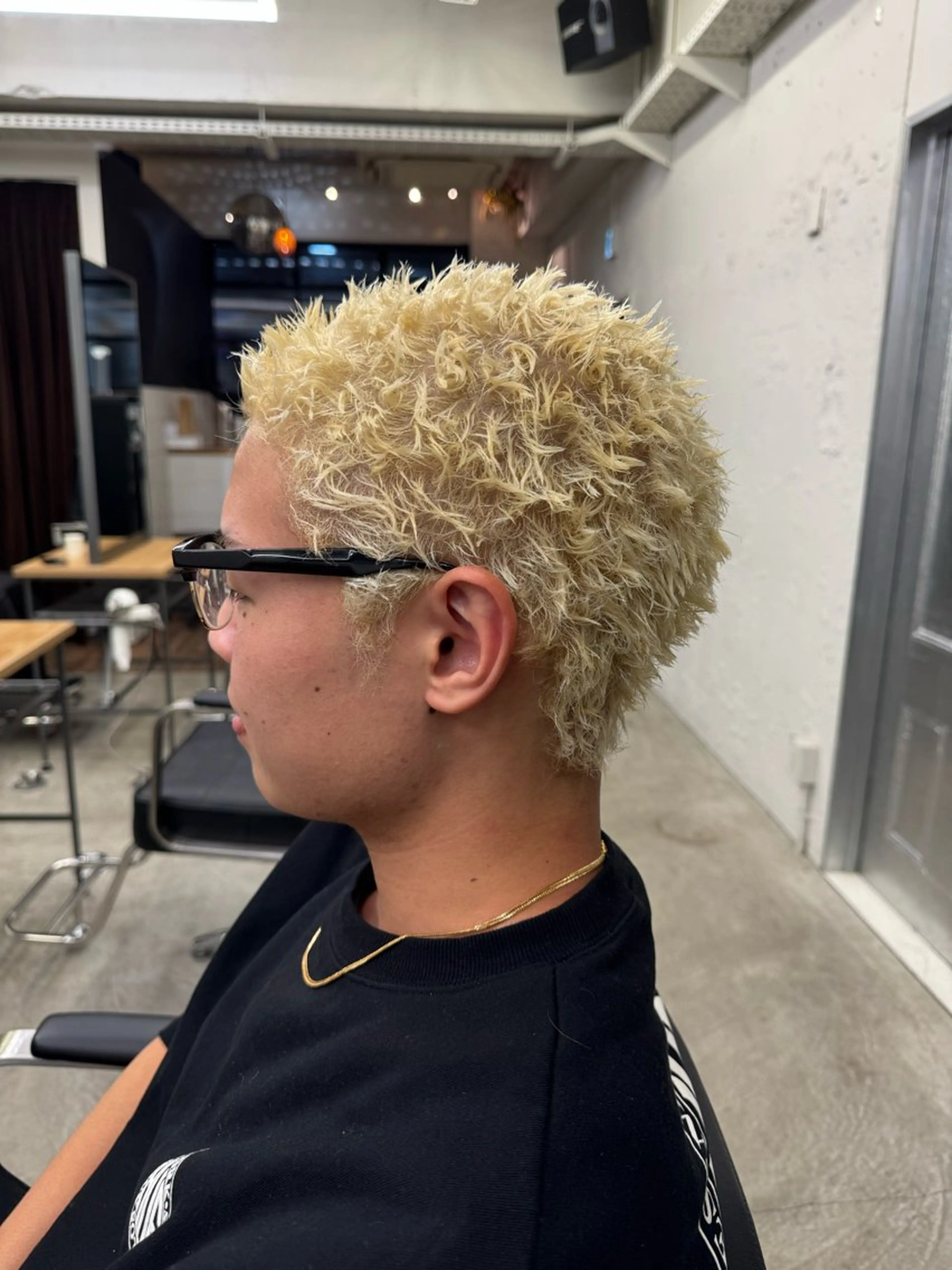 ショート カラー パーマ メンズ メンズパーマ カット ヘアカラー パーマ 💈メンズ特化💈 TASUKUのヘアスタイル