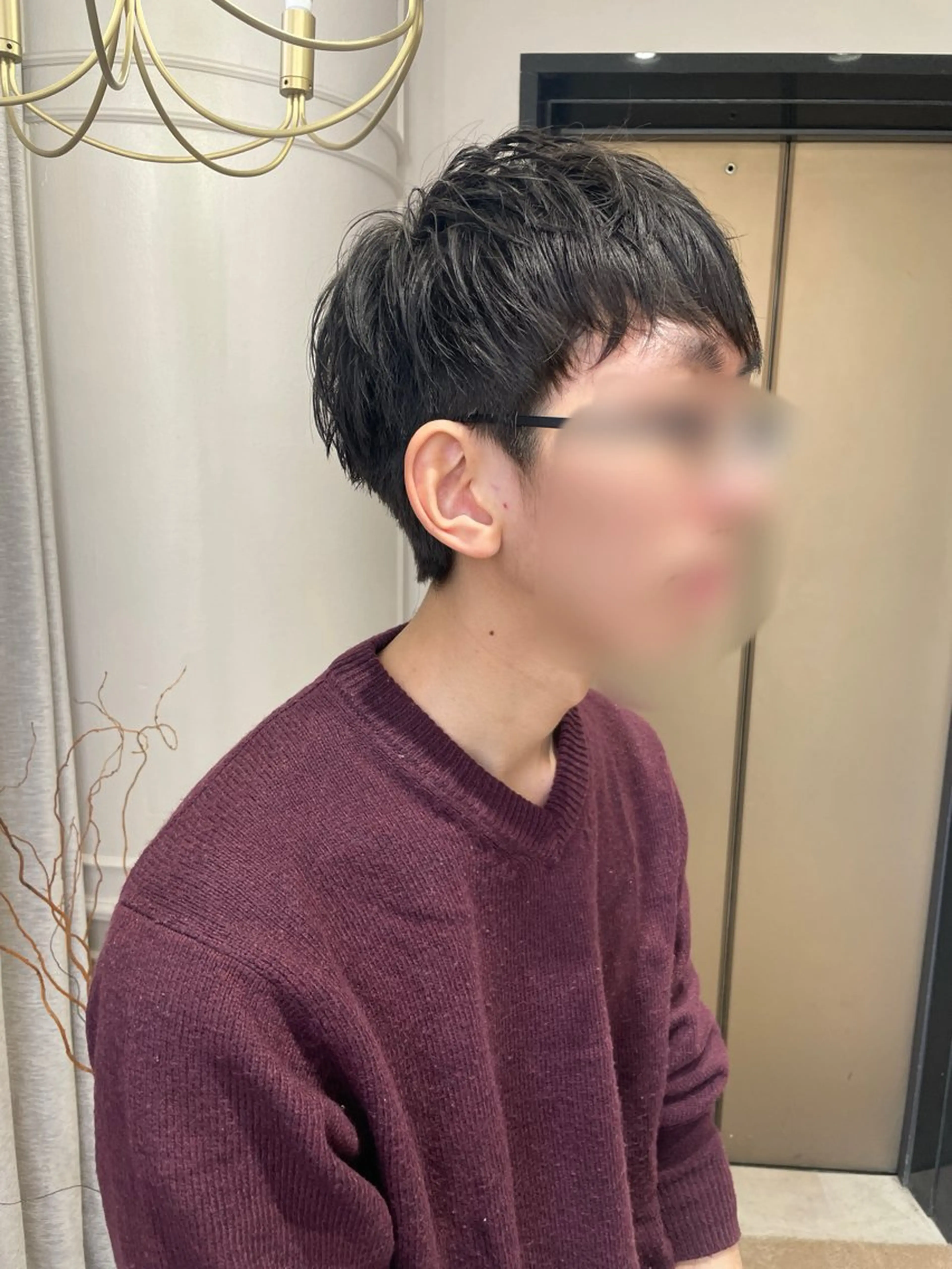 メンズ アイブロウ カット HARUKA韓国ヘア /Luana梅田のヘアスタイル