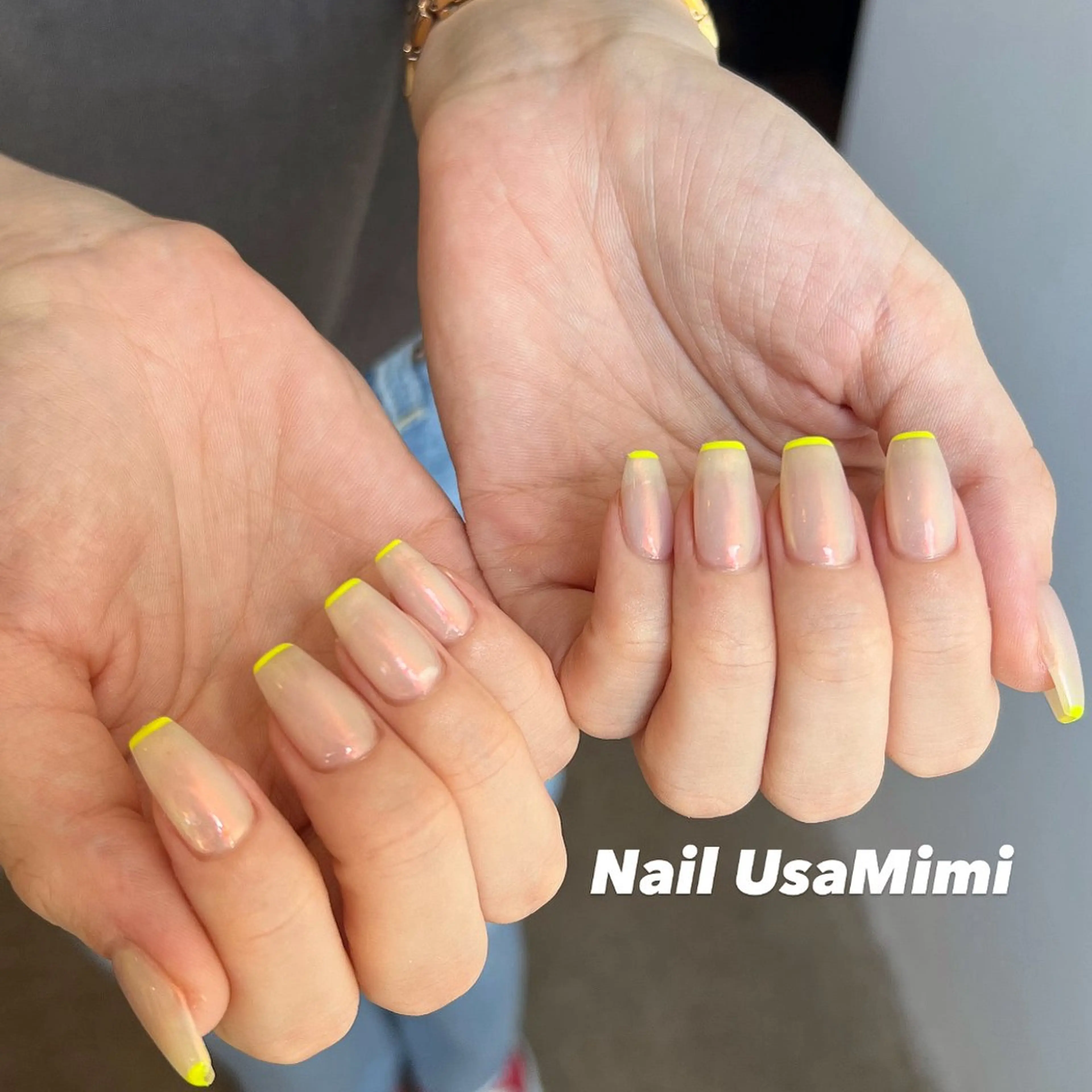 ネイル オーロラネイル ジェルネイル マグネットネイル 持ち込み ワンカラーネイル ハンドネイル 本町NailUsa Mimi RIKOのネイルデザイン