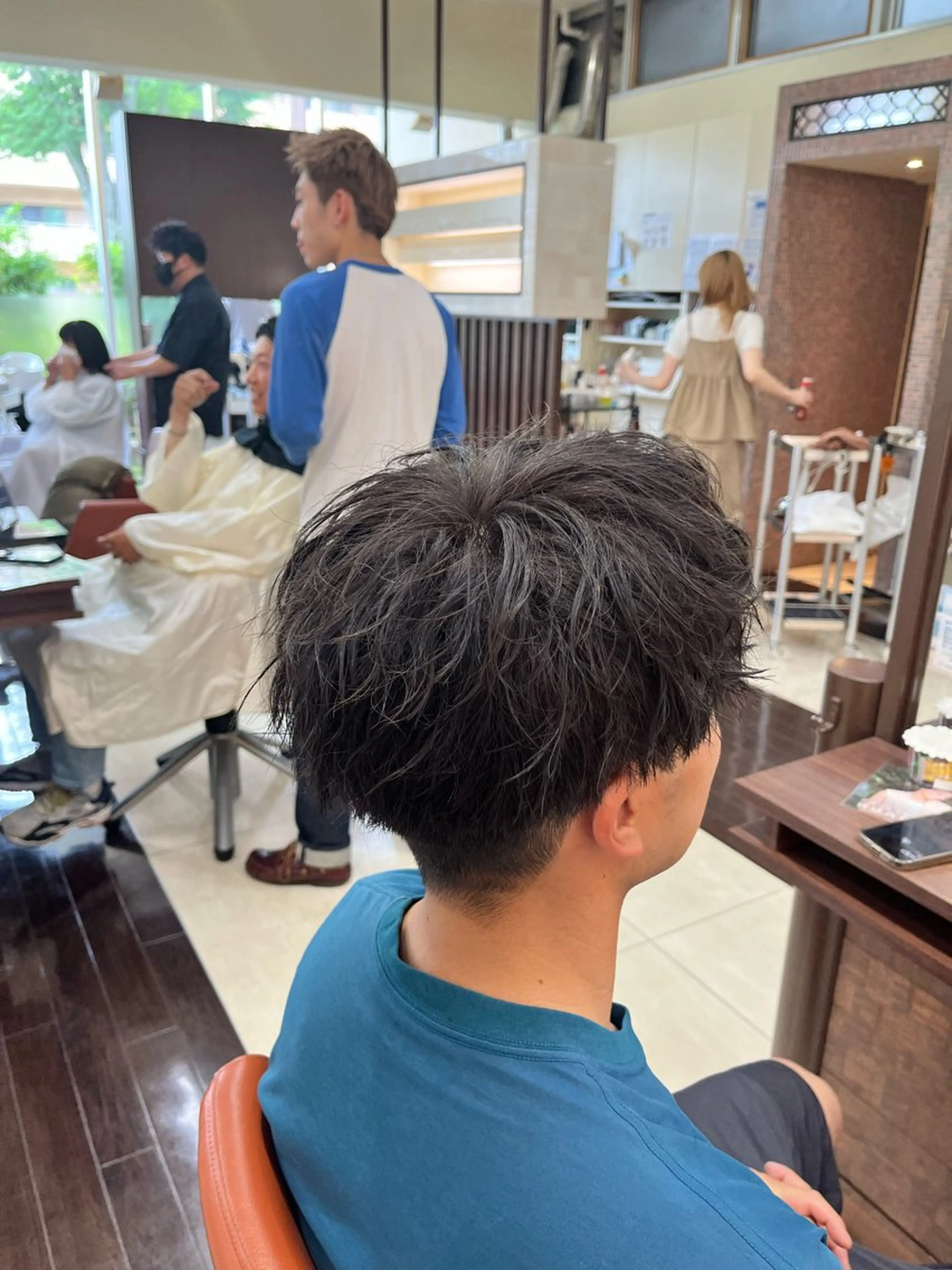 ショート パーマ メンズ マッシュ メンズパーマ ツイストスパイラルパーマ 刈り上げ スパイラルパーマ AROH  men's cut&men's perm 船橋店所属・🧊メンズ特化🧊 高木航希のヘアスタイル
