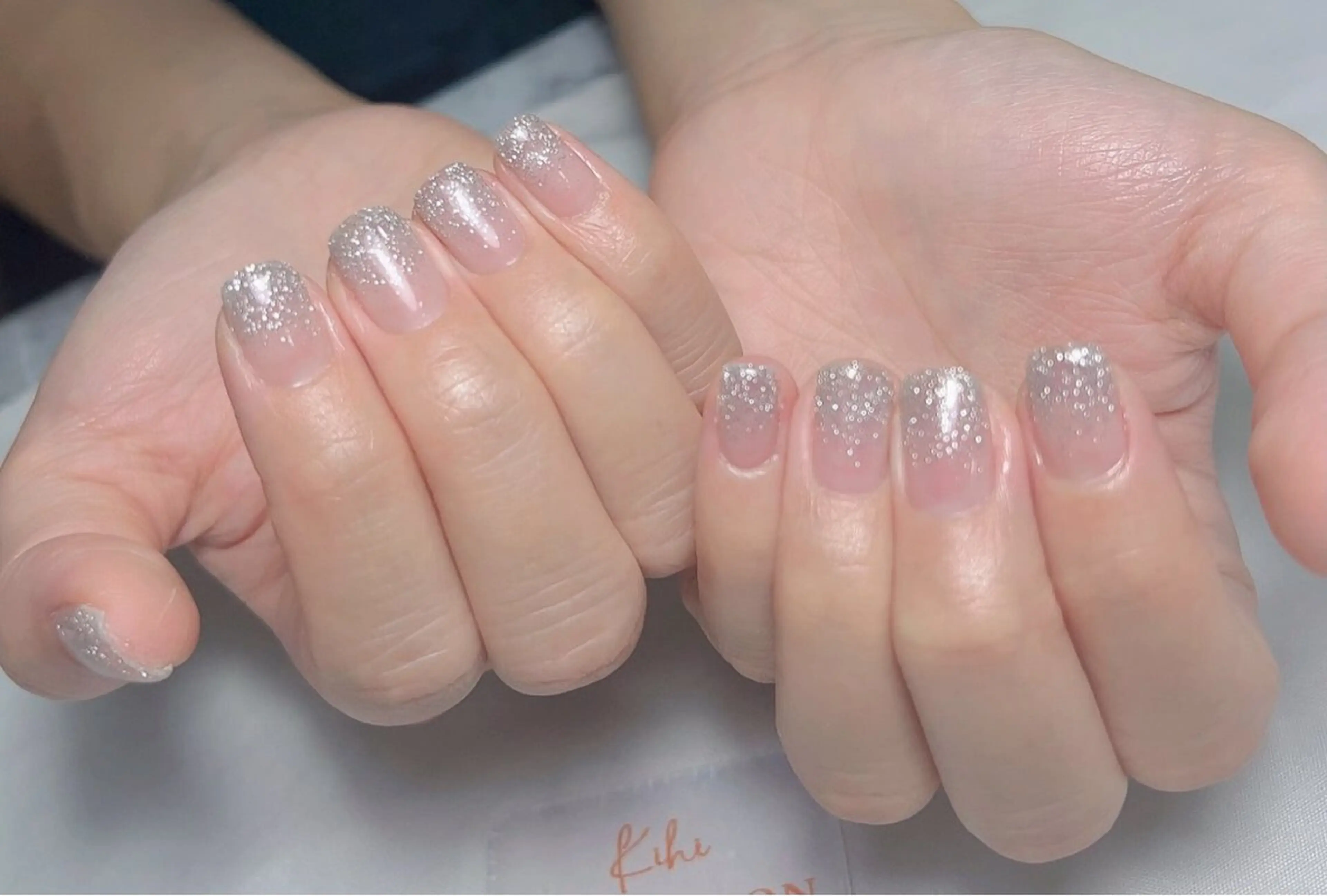 ネイル アートネイル フレンチネイル ジェルネイル グラデーション 韓国ネイル ハンドネイル 久保田 マリコのネイルデザイン