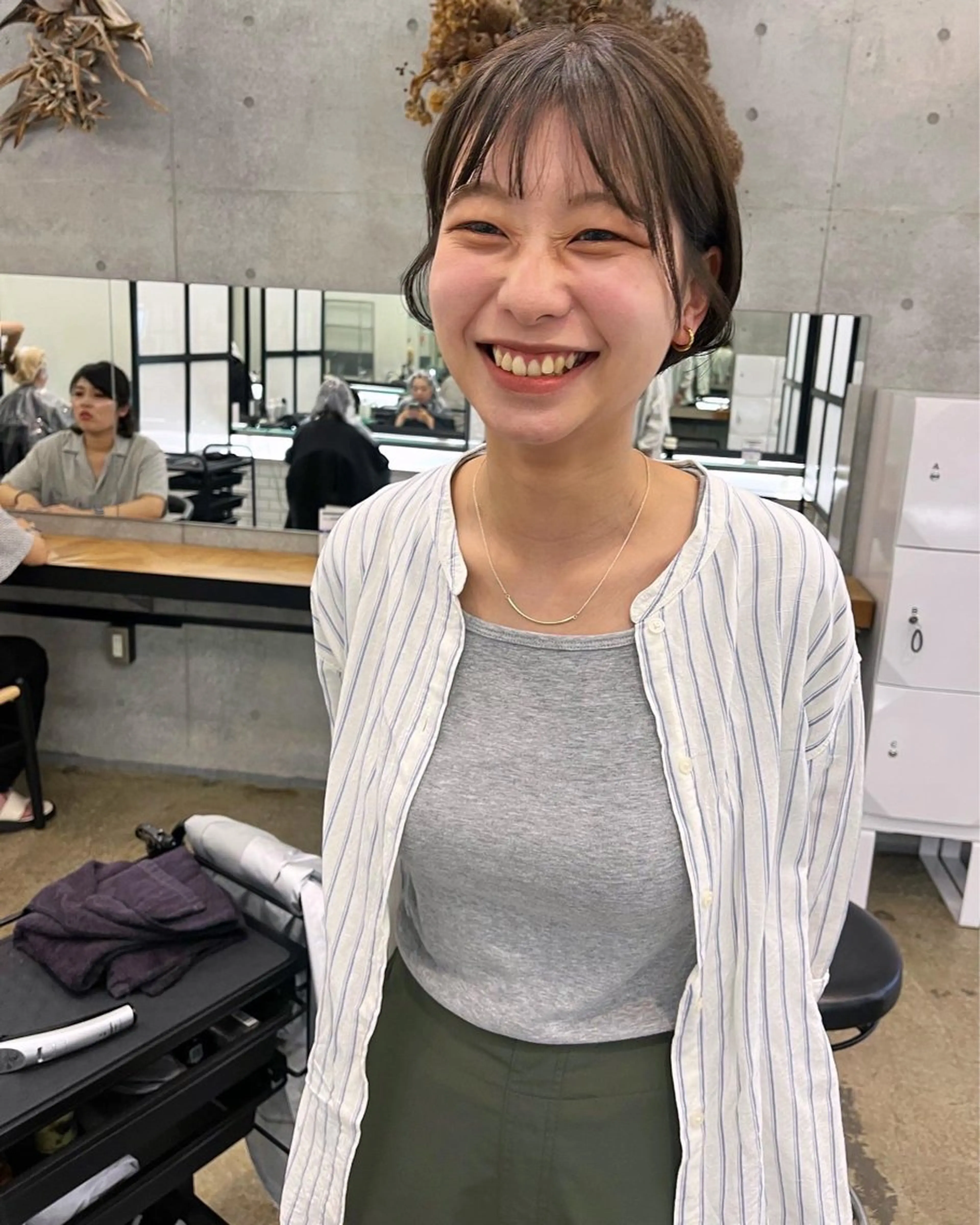 ショート カラー カット ヘアカラー トリートメント GO TODAY SHAiRE SALON表参道Polaris店所属・暖色カラー/ピンク カラー/HARUKAのヘアスタイル