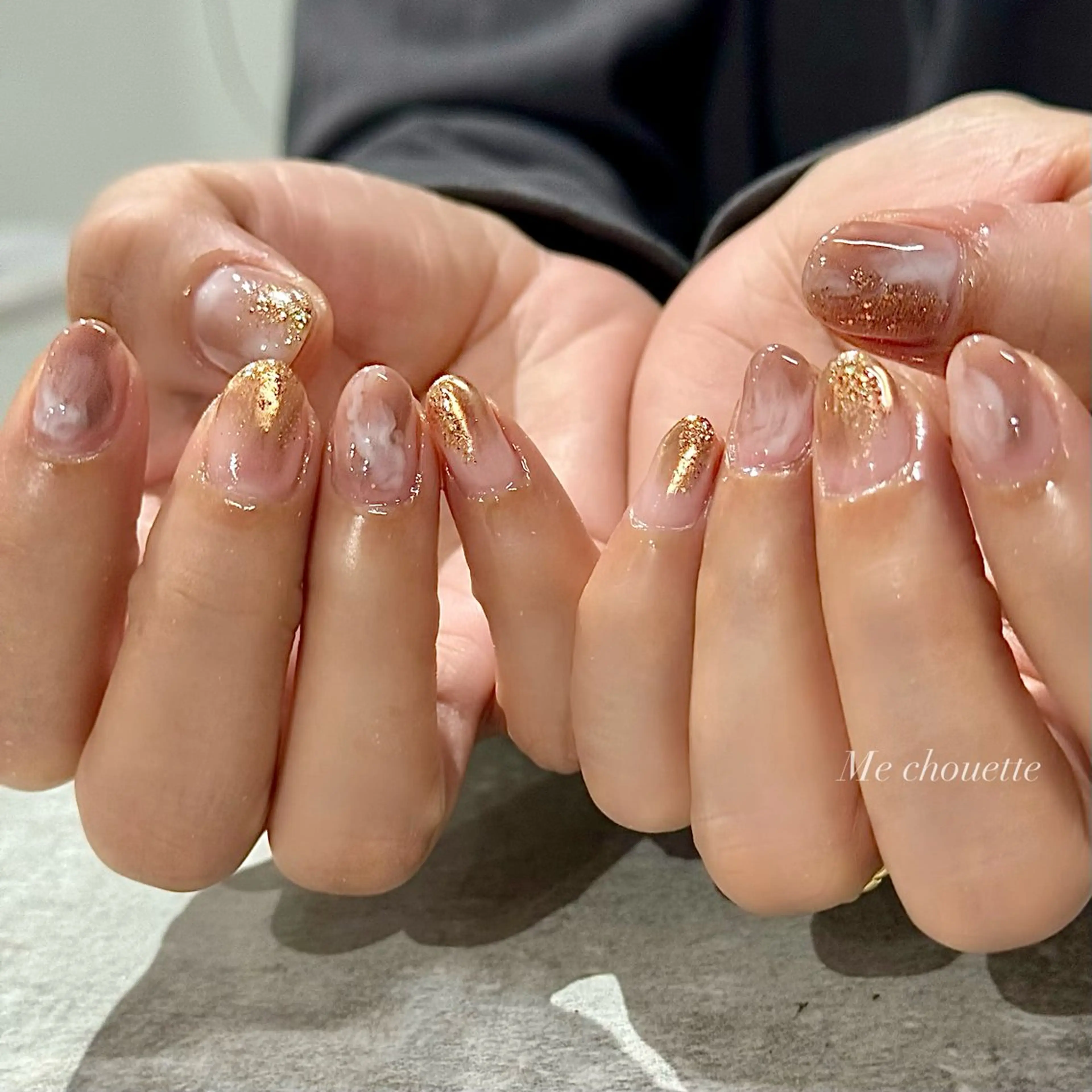 ネイル ニュアンスネイル ハンドネイル Me   Chouette所属・MeChouette ネイルのネイルデザイン