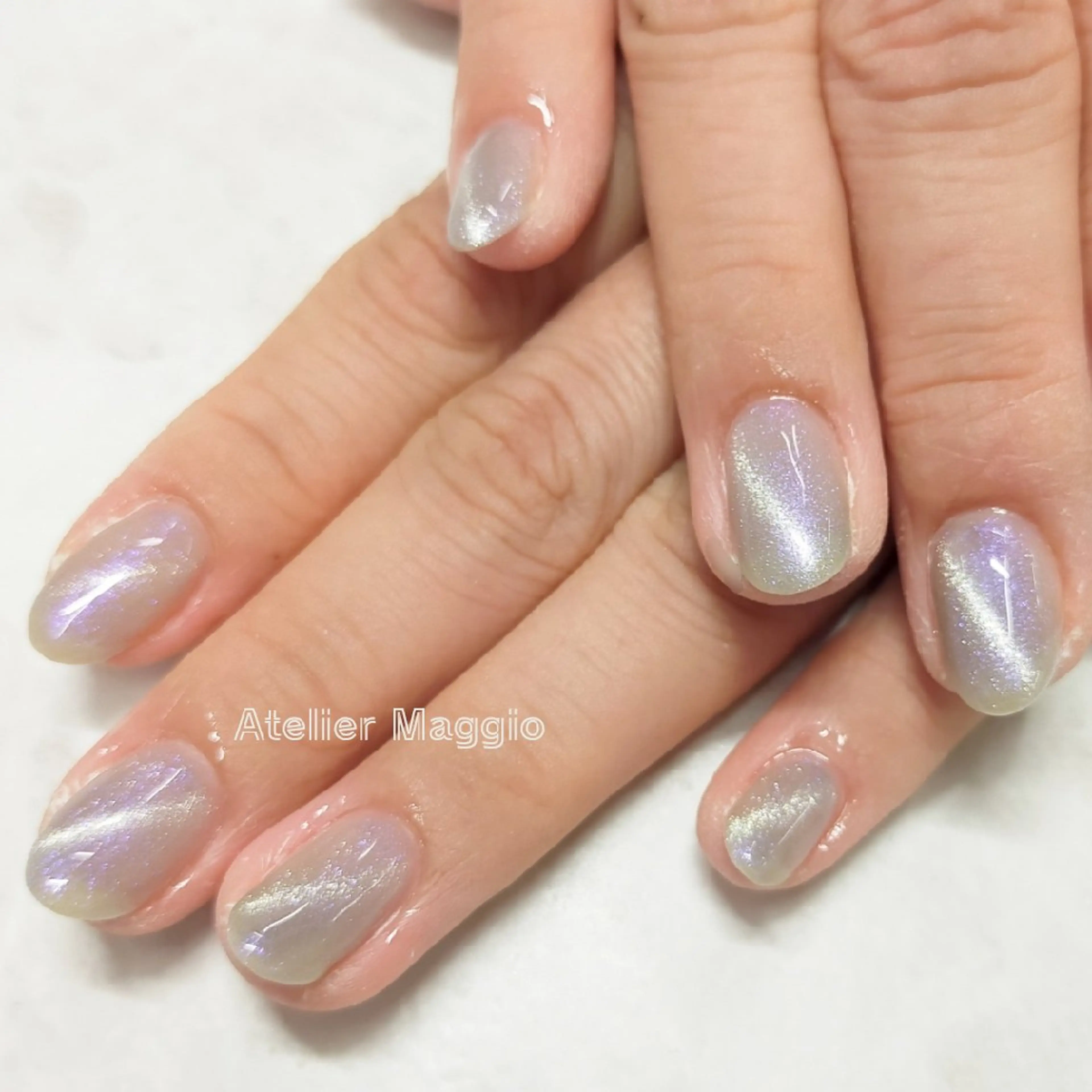 ネイル ジェルネイル マグネットネイル アトリエマッジョ madokaのネイルデザイン