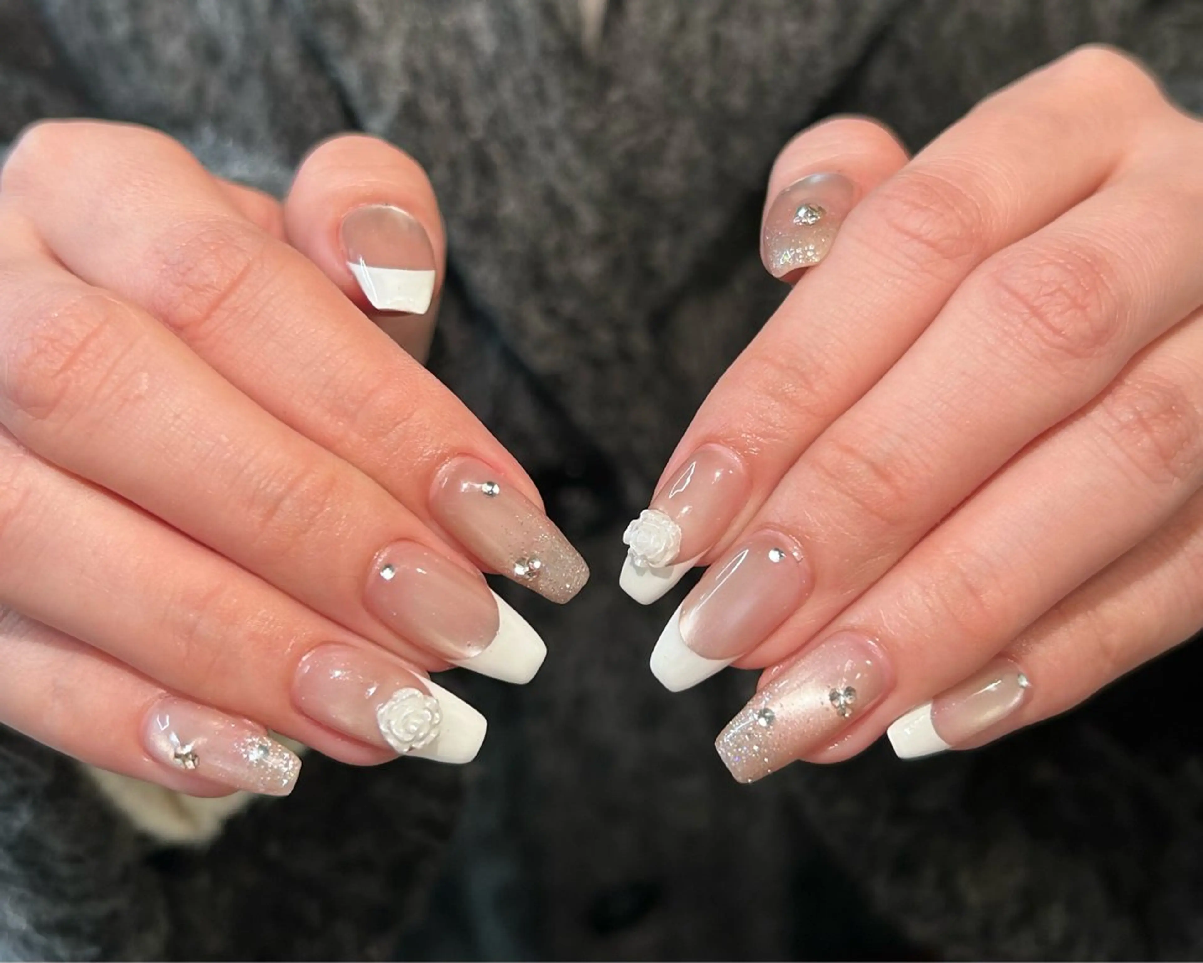 🎀当日予約限定🫧ハンド　10本アート　オフ込みの写真