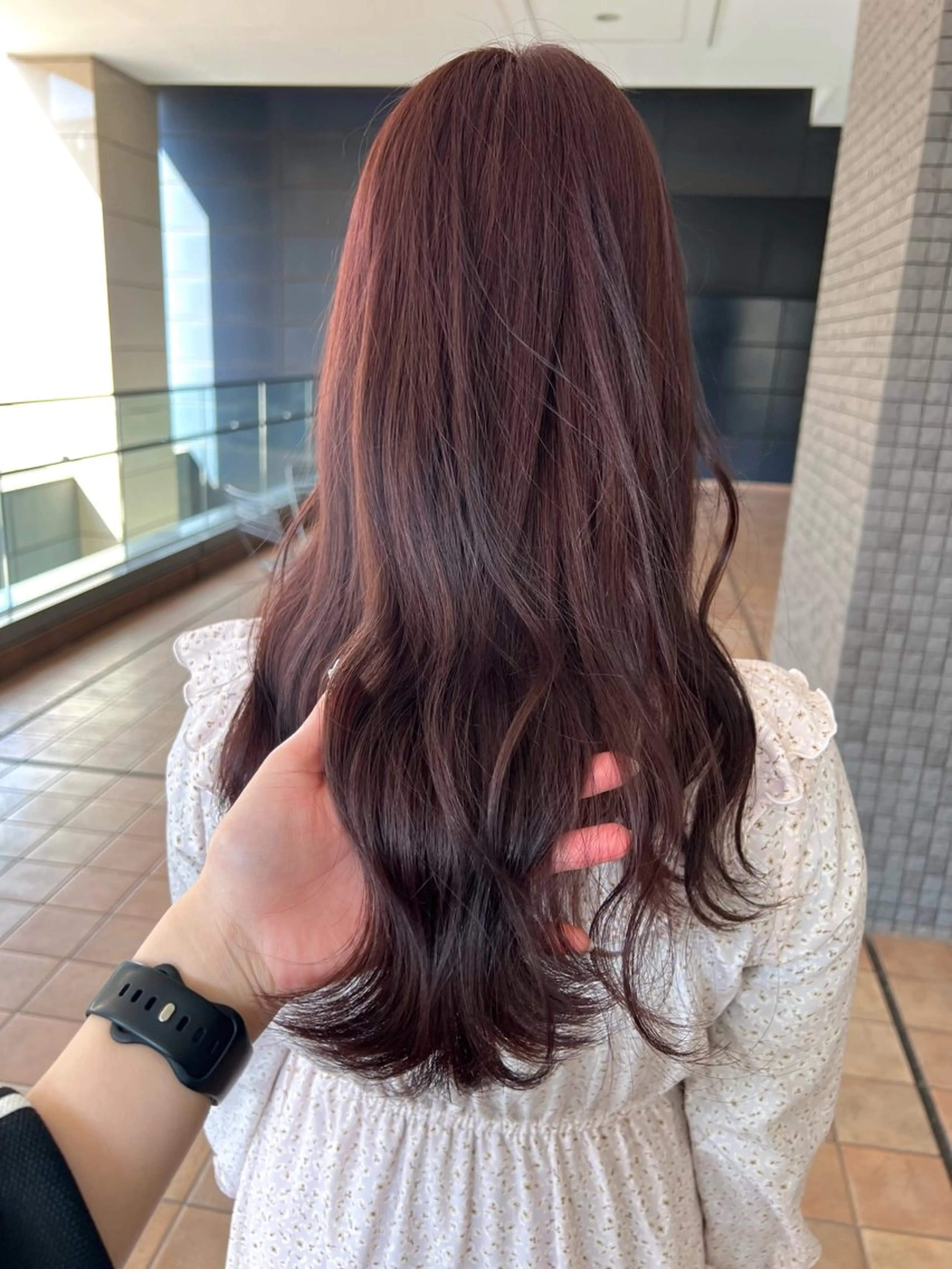 ロング ピンクラベンダー Luana .Rioneのマツエク・マツパデザイン