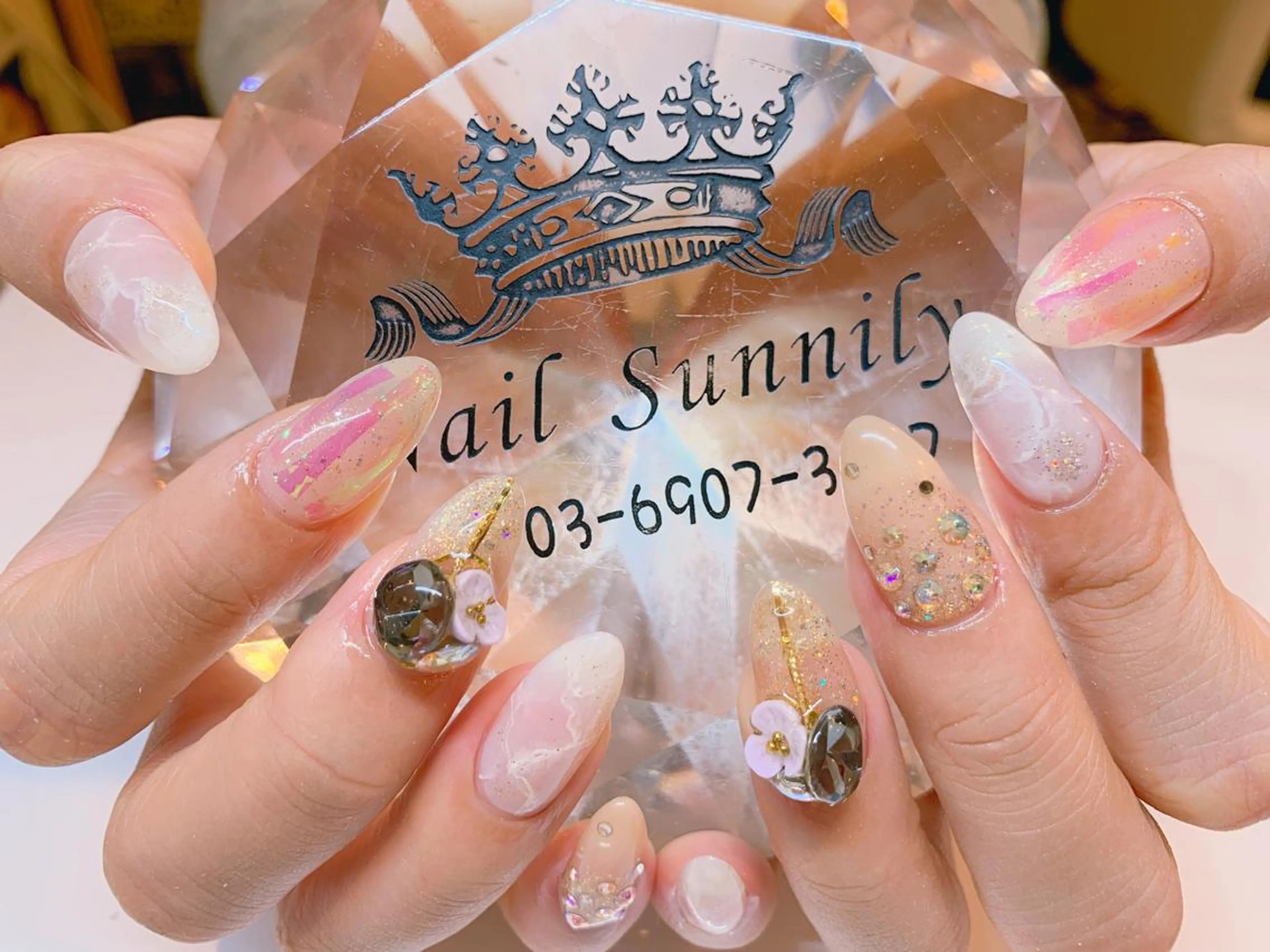 ネイル 長さだし専門店 M2　rikaのネイルデザイン