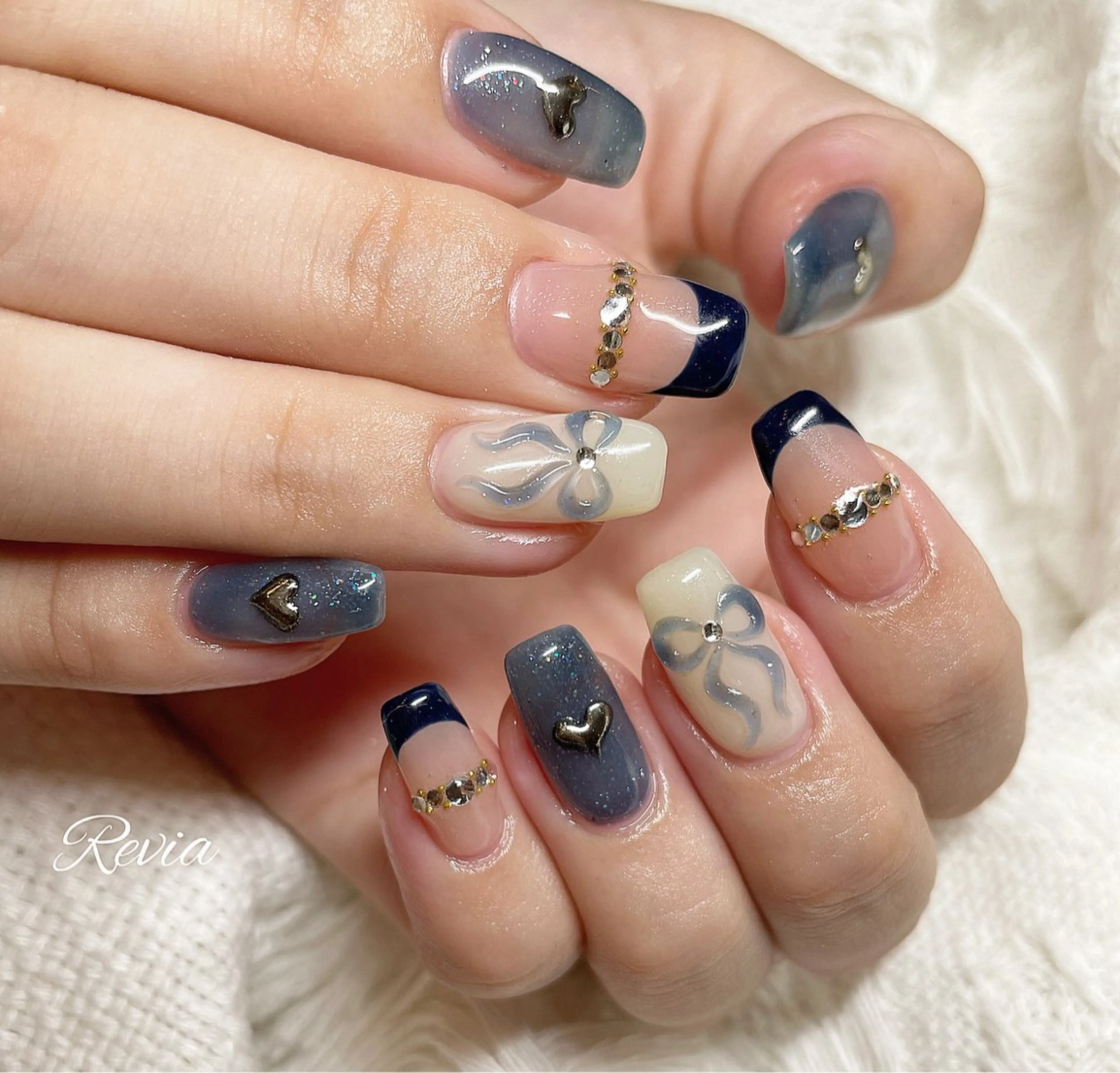 ネイル ハンドネイル revia所属・ERI Nailistのネイルデザイン