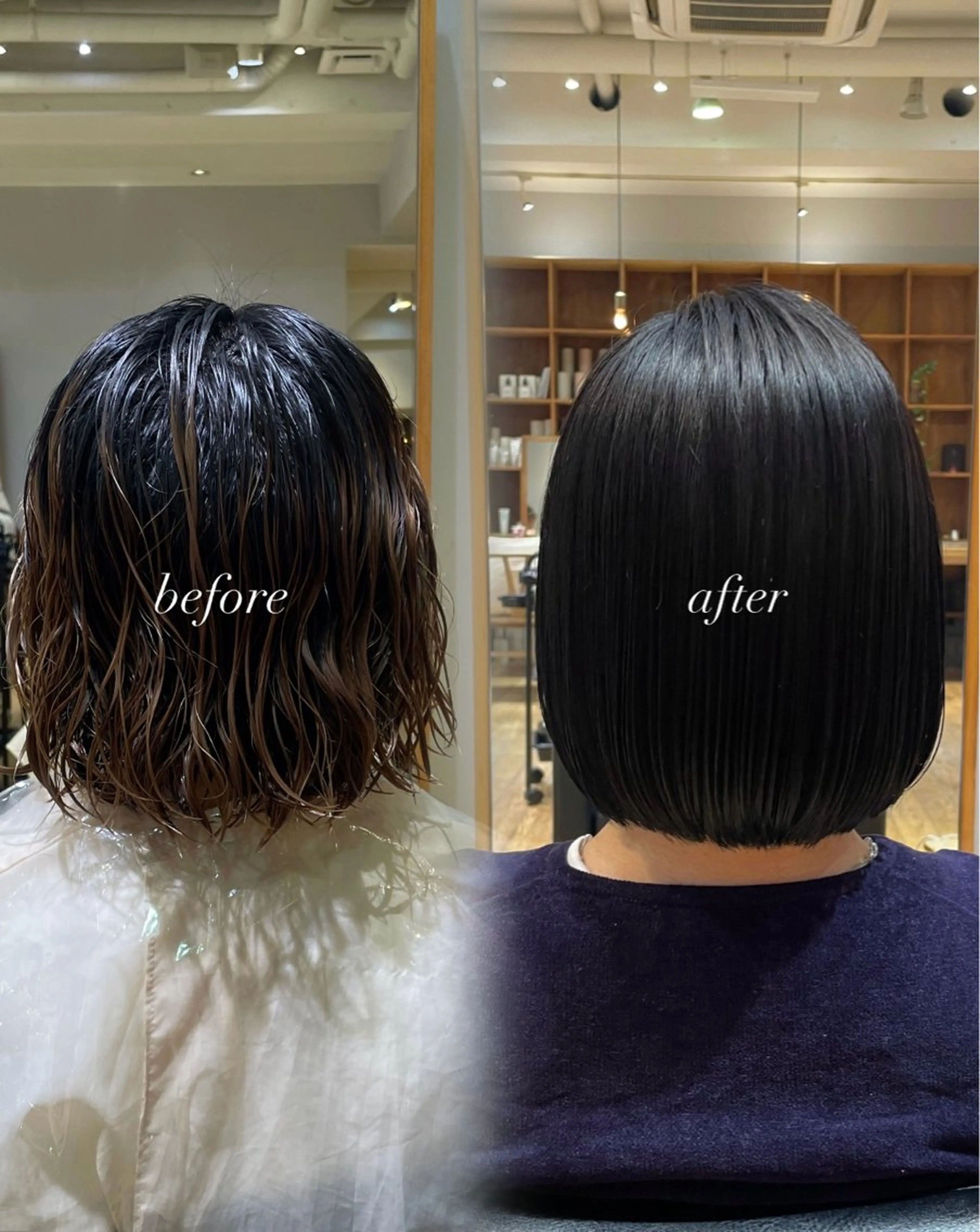 ショート カラー パーマ ブリーチ ボブ カット ヘアカラー 縮毛矯正 縮毛矯正/レイヤー 🌙児玉光瑠のヘアスタイル