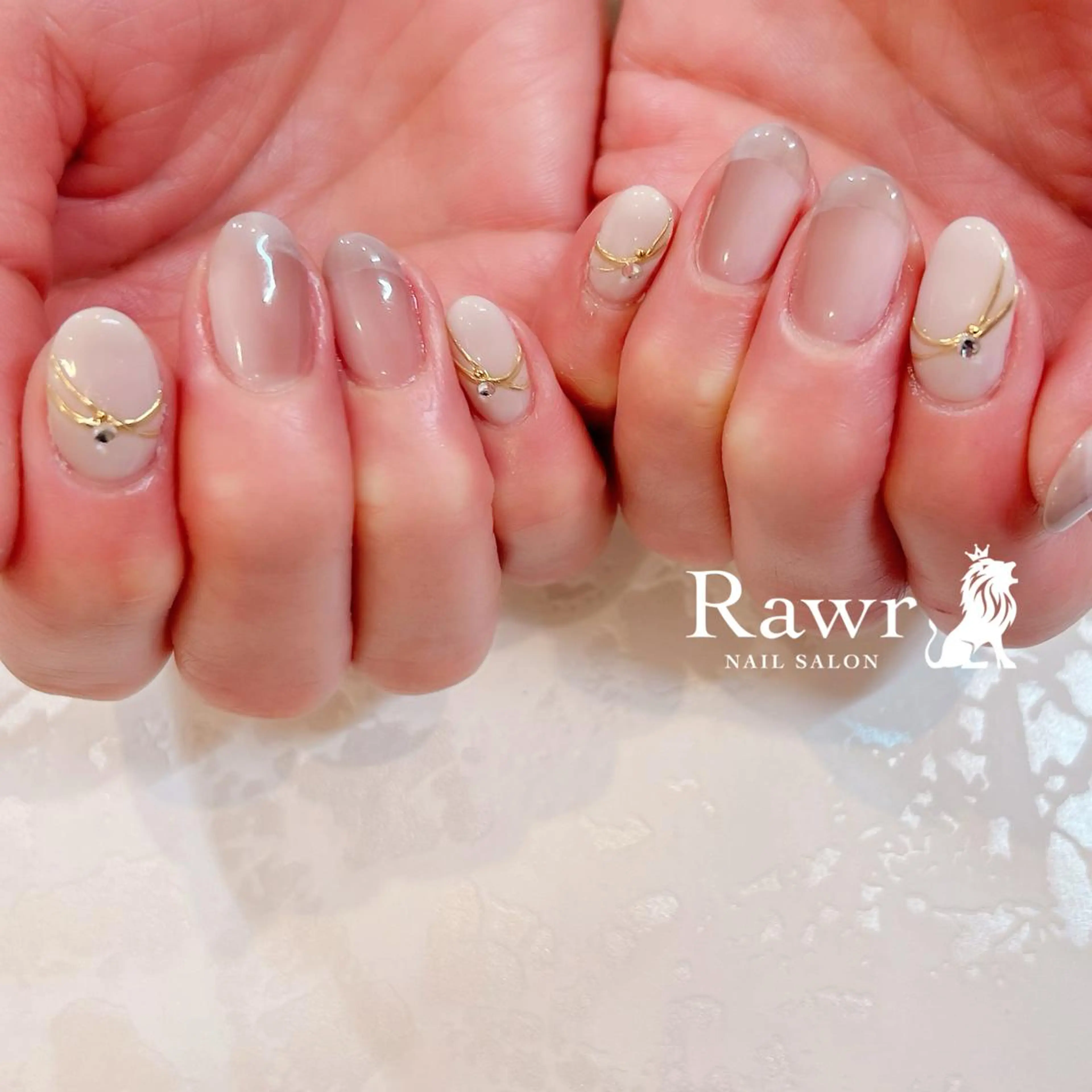 ネイル ハンドネイル Rawr / saoriのネイルデザイン