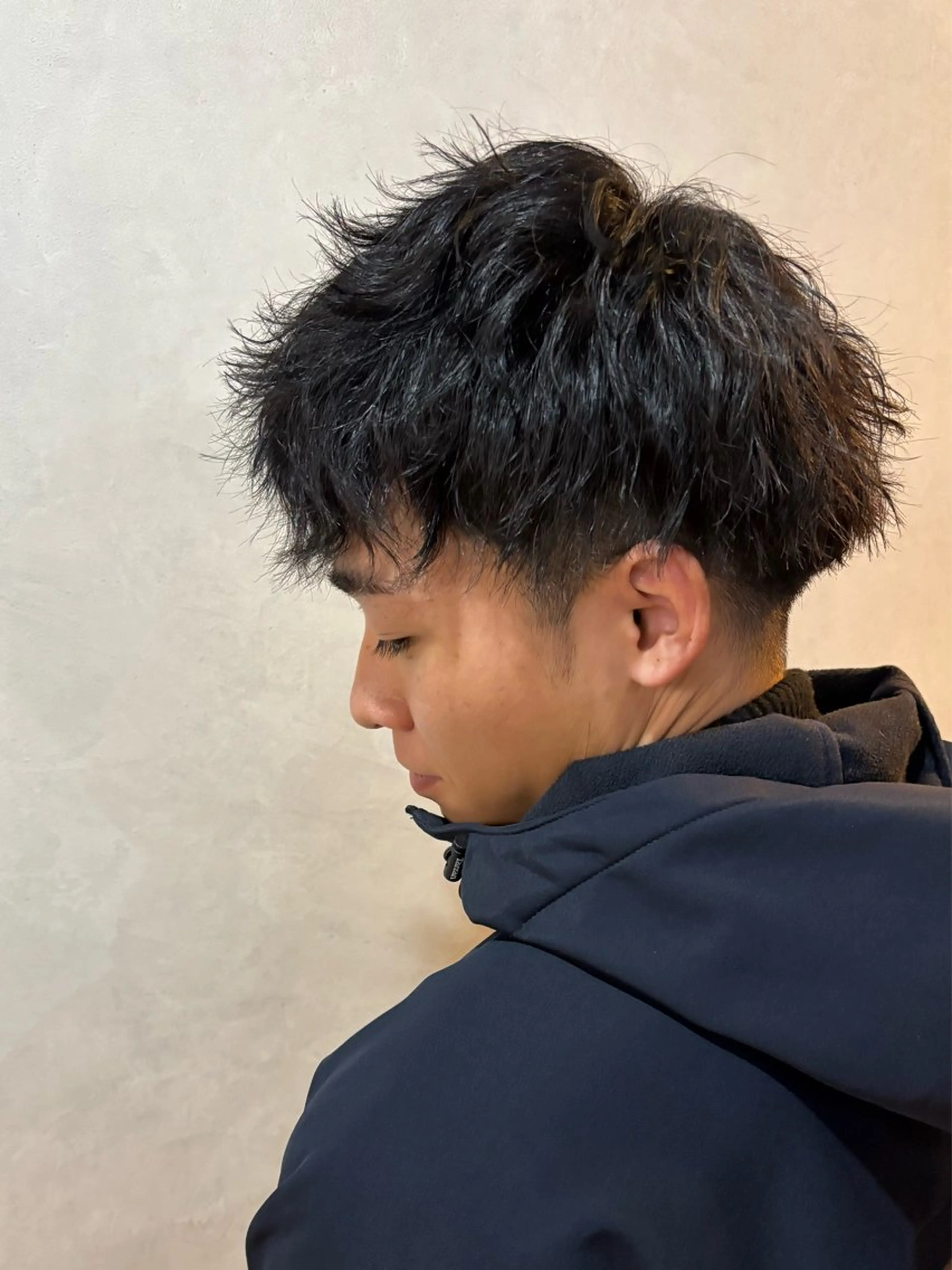 ショート パーマ メンズ カット パーマ mellow men 's MIZUKIのヘアスタイル