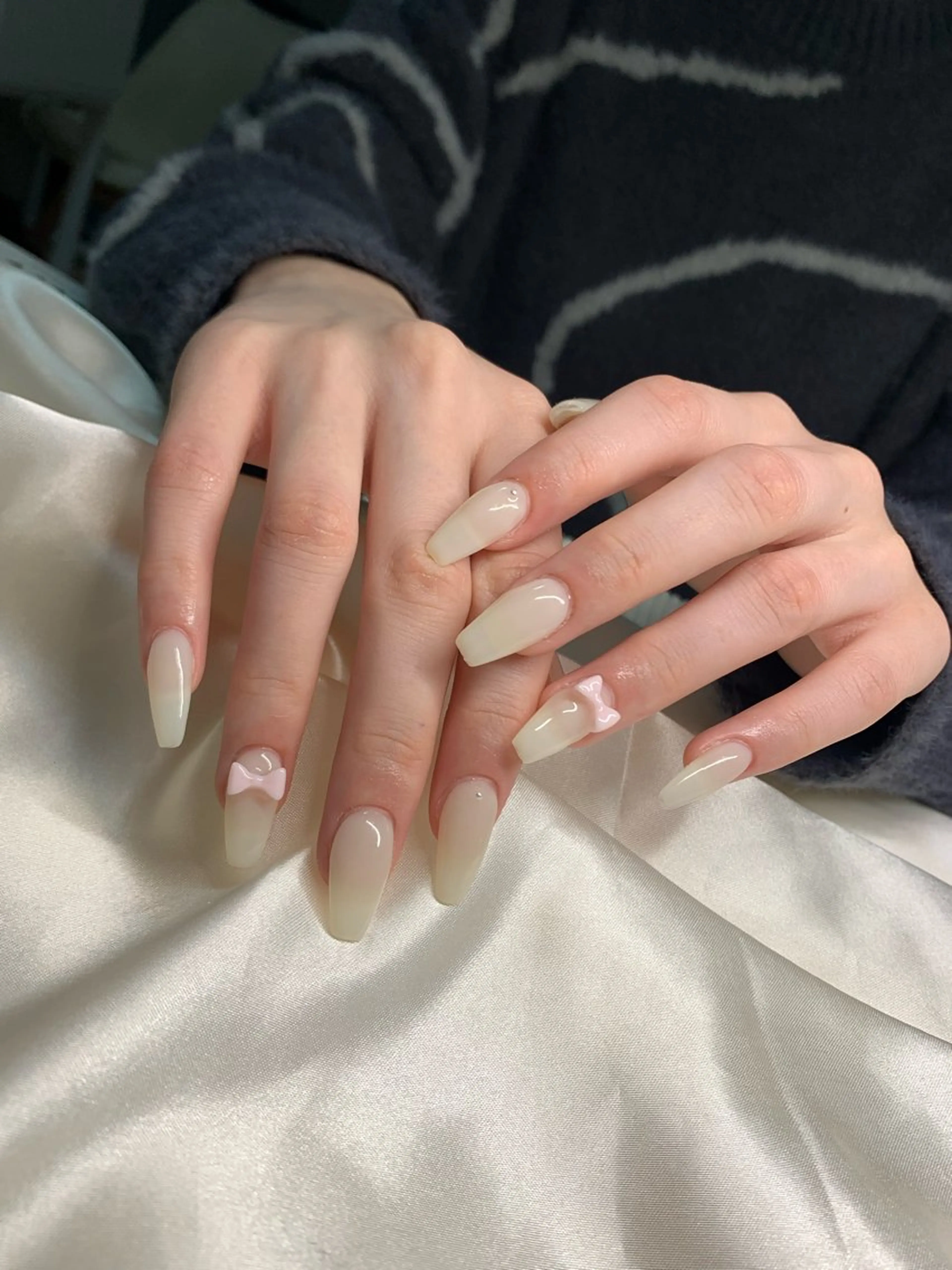 ネイル ワンカラーネイル ネイルチップ ハンドネイル ANA.CHUO NAILSのネイルデザイン