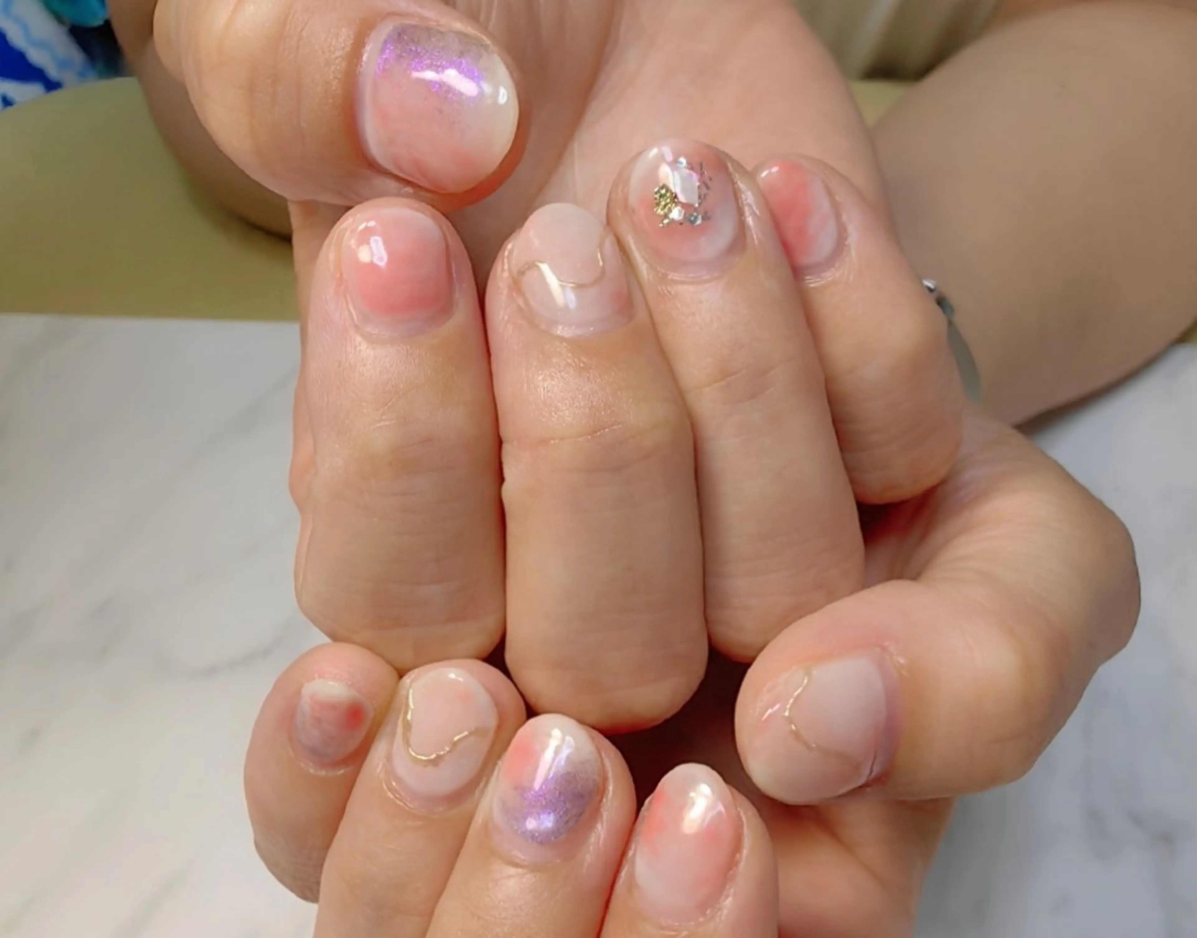 ネイル ニュアンスネイル ハンドネイル reve あやののネイルデザイン