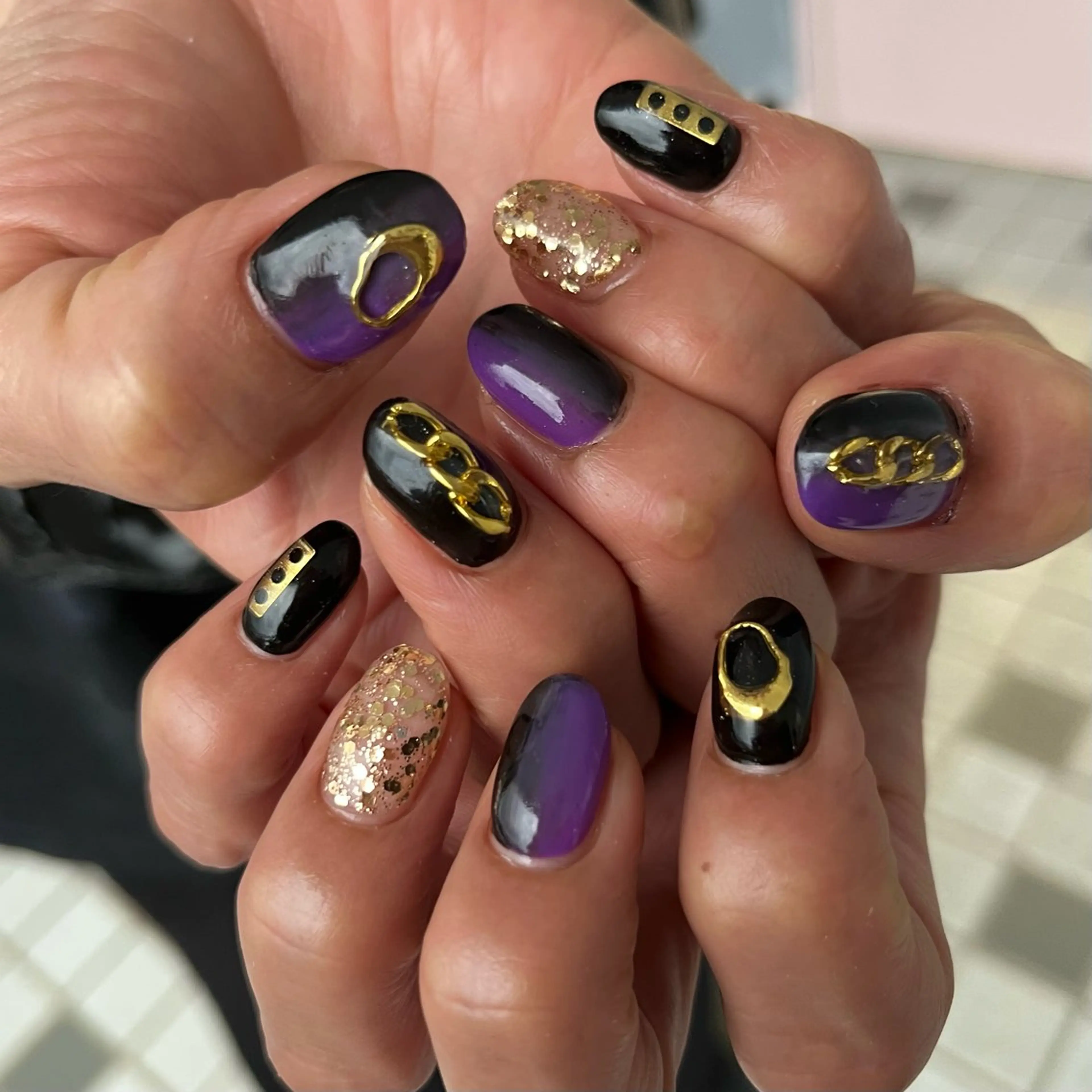 ネイル ハロウィン ハンドネイル Momonails Ayanoのネイルデザイン