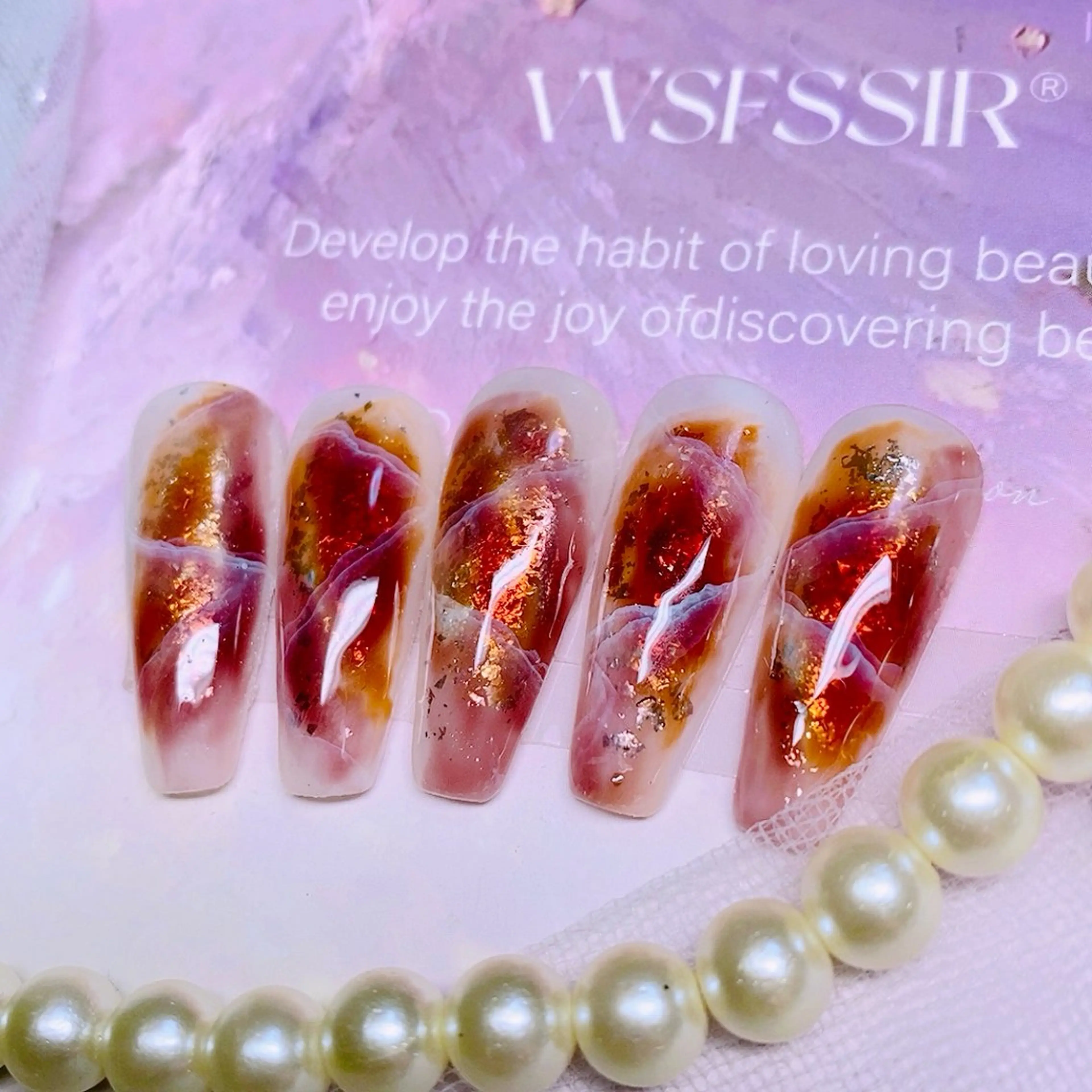 ネイル べっ甲ネイル Nail Yunaのネイルデザイン