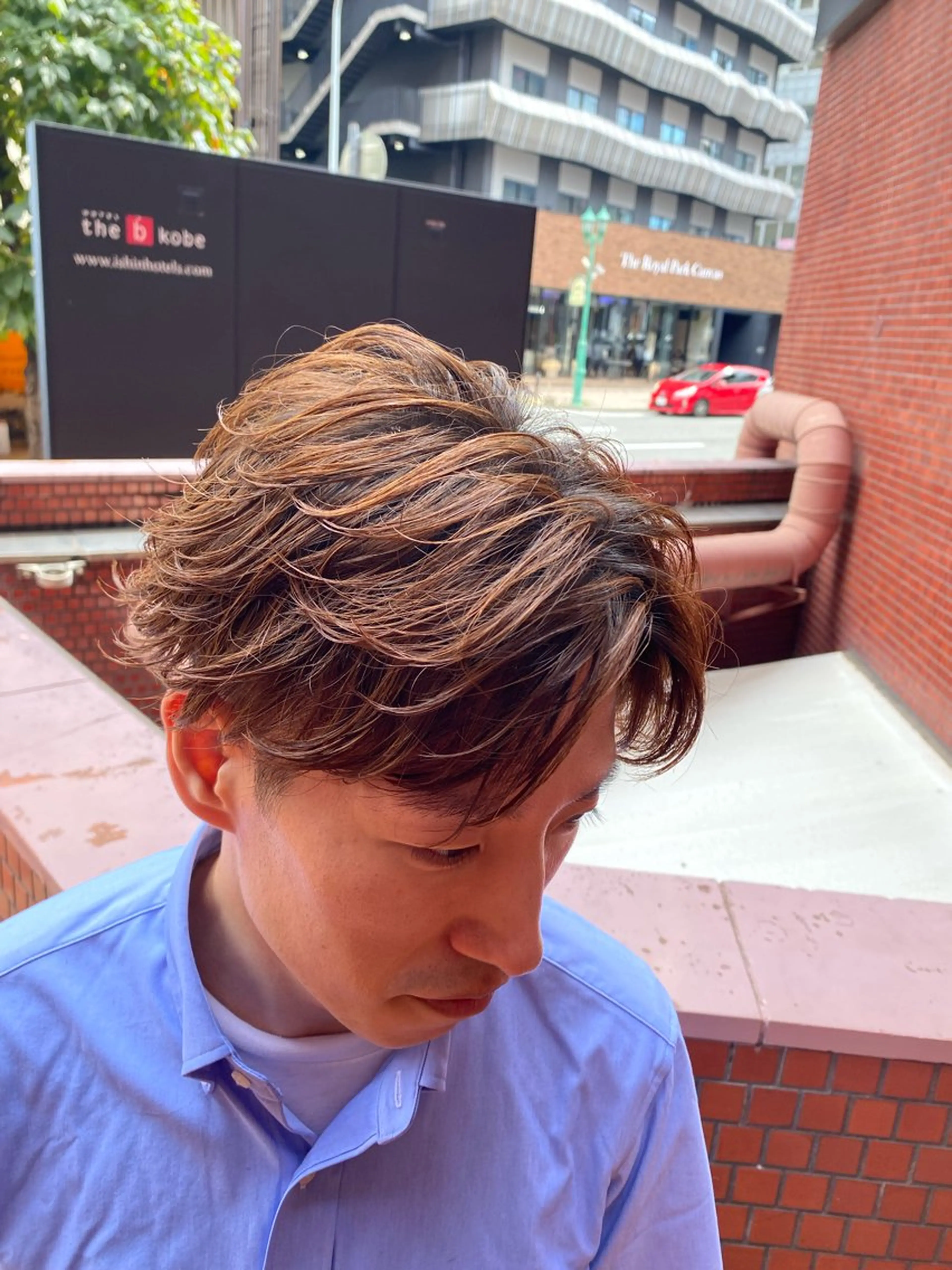 📸SNSで大バスり中❗️📸【フェザーパーマ+骨格矯正カット+トリートメント】 (期間限定価格)【メンズ】の写真