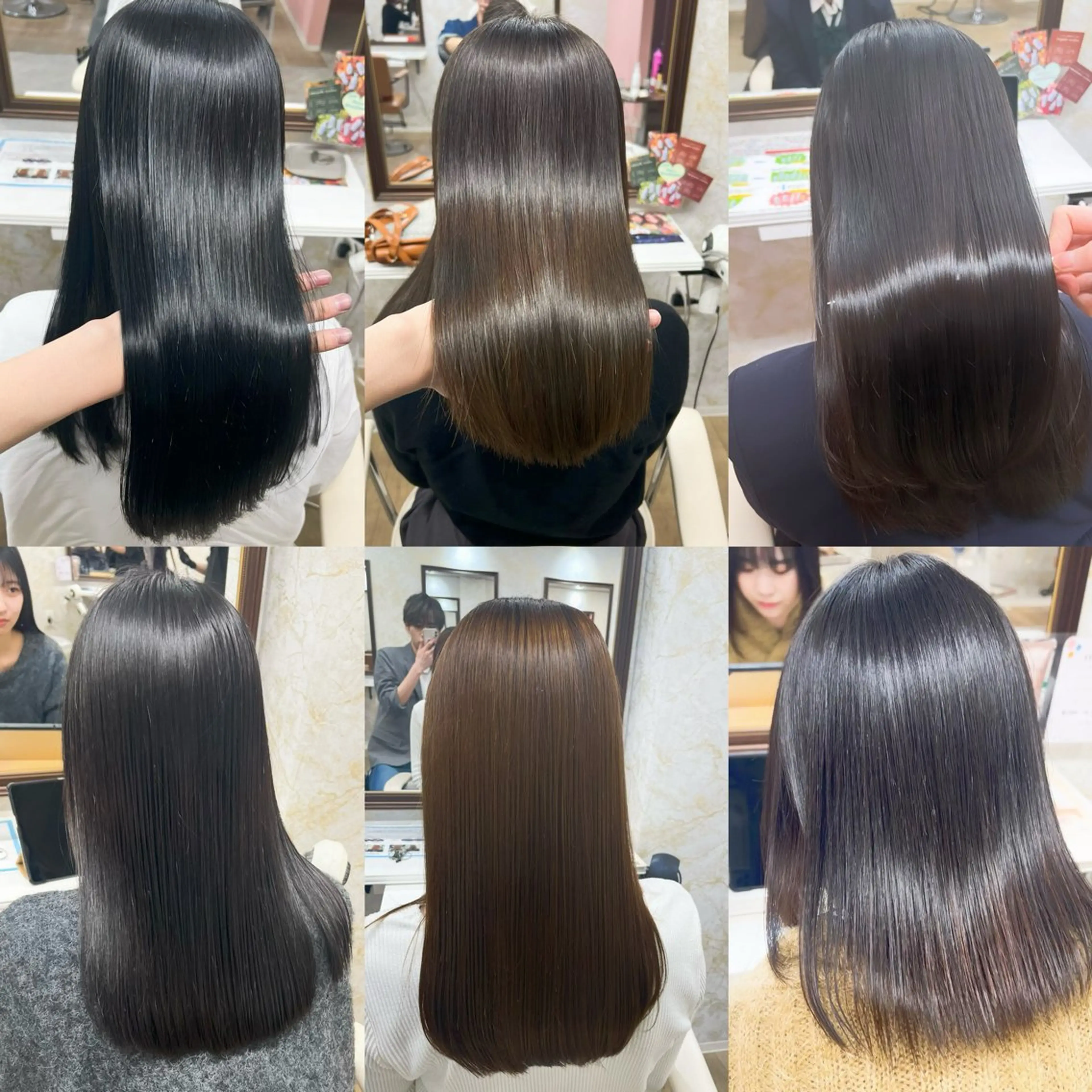 ロング カット 縮毛矯正 トリートメント 髪質改善特化💫 韓国ヘアAyumuのヘアスタイル