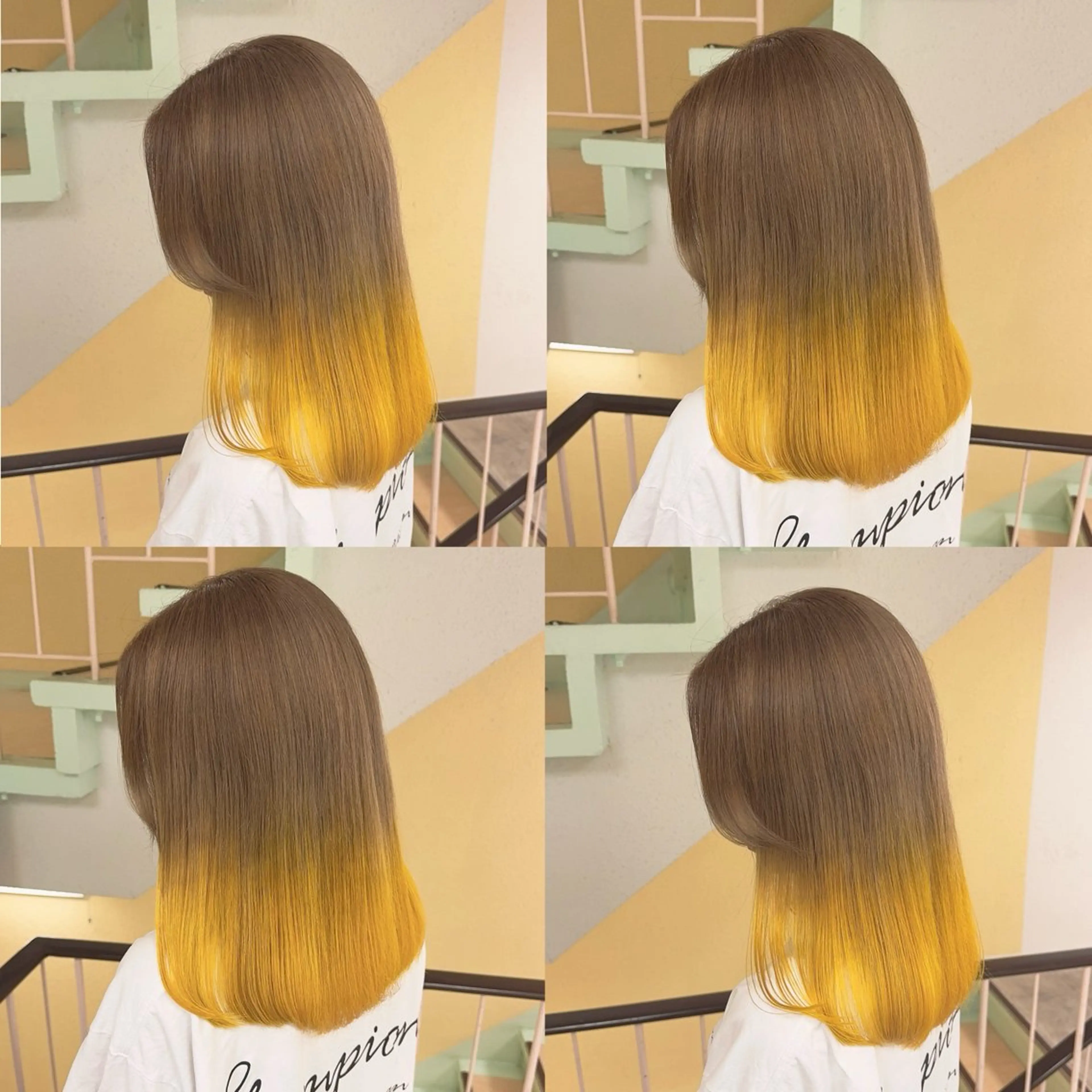 カラー ダブルカラー ヘアカラー トリートメント 渋谷:インナーカラー ／🍒エリカ🍒のヘアスタイル