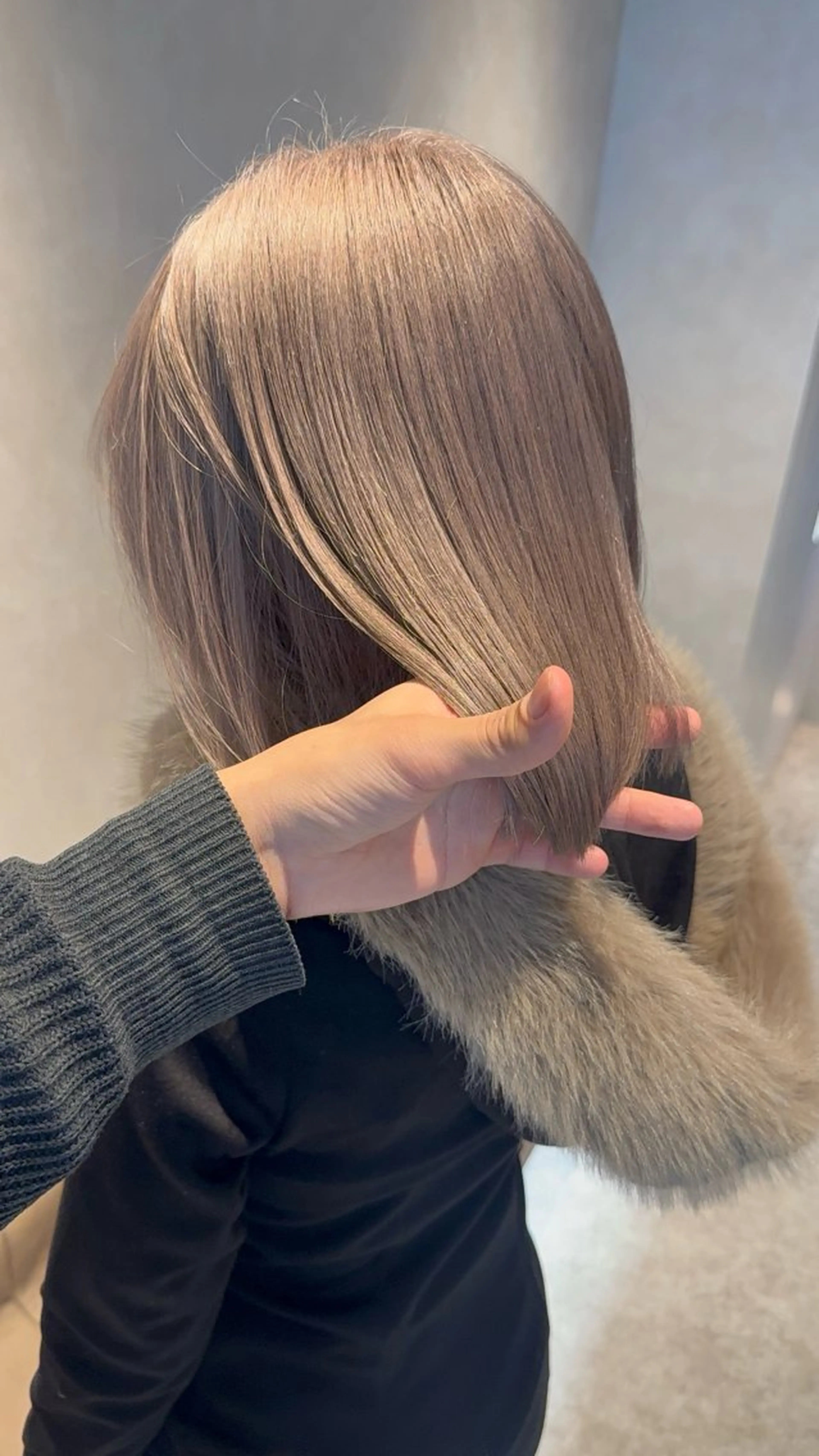 ミディアム カラー ヘアカラー トリートメント Aster 店長 れおん✂️のヘアスタイル