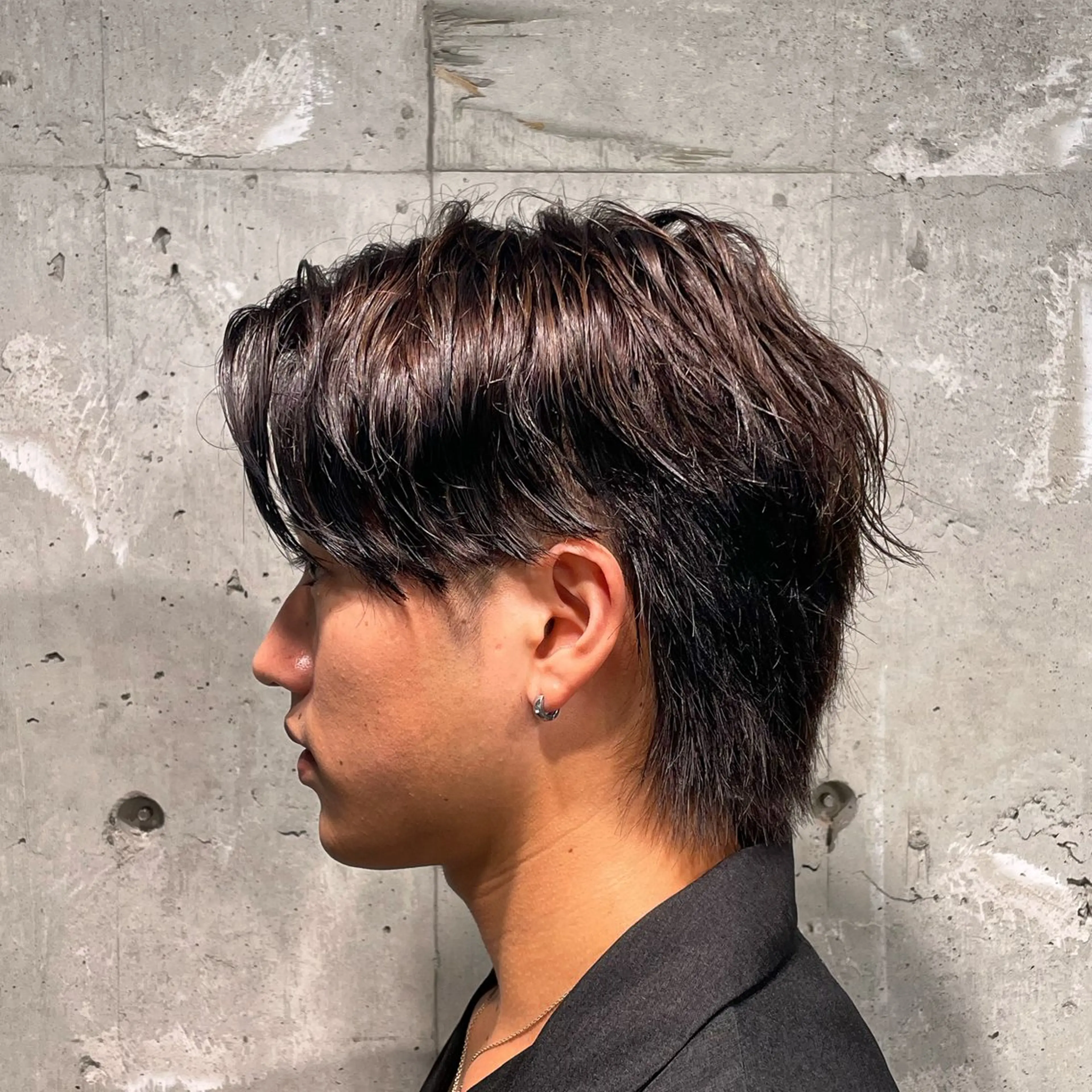 パーマ メンズ カット 縮毛矯正 トリートメント 艶髪/透明感🪽 DISCO🪽のヘアスタイル