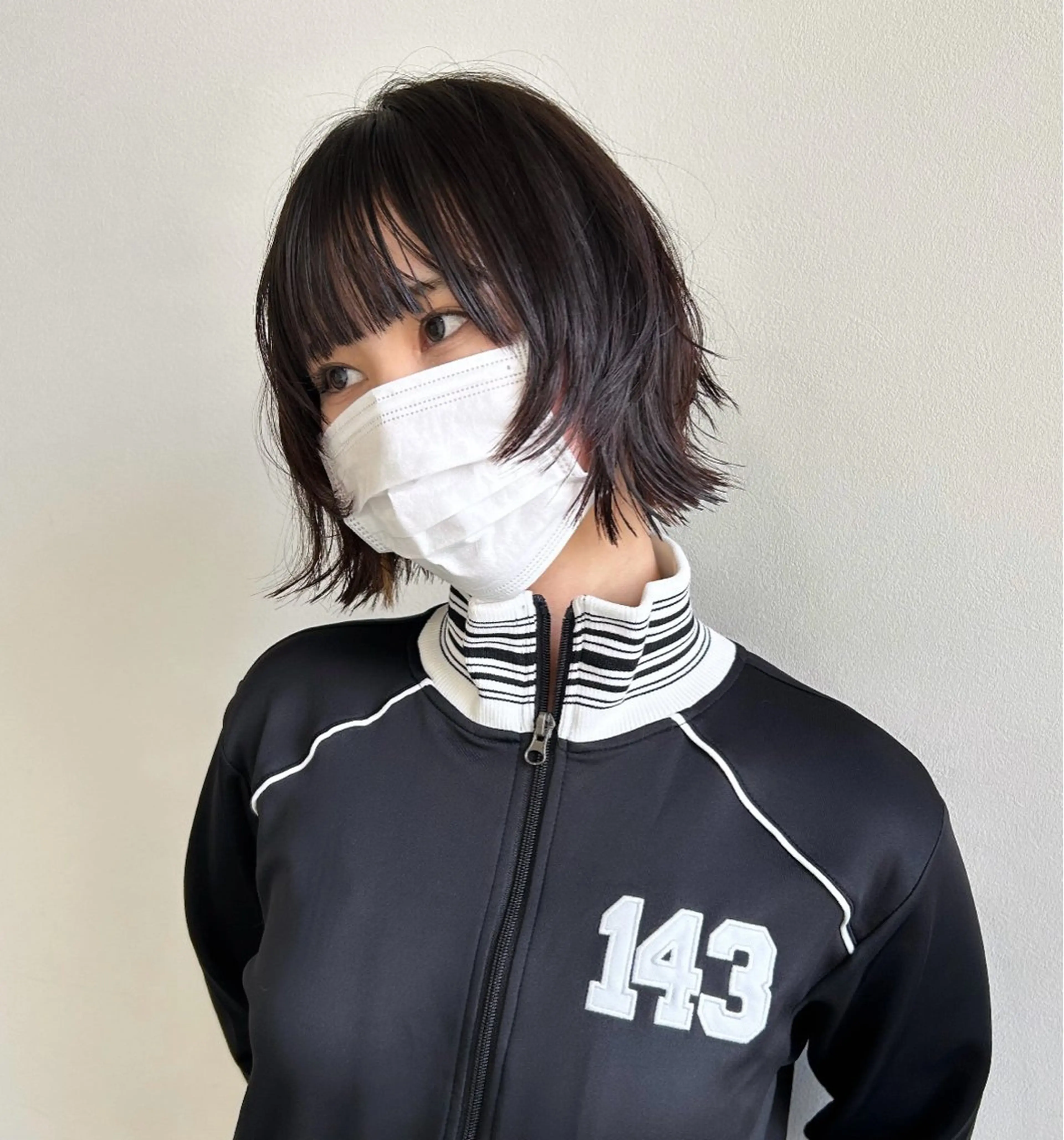 ミディアム ボブ ウルフカット カット トリートメント risako🇰🇷 韓国ヘア/レイヤーのヘアスタイル