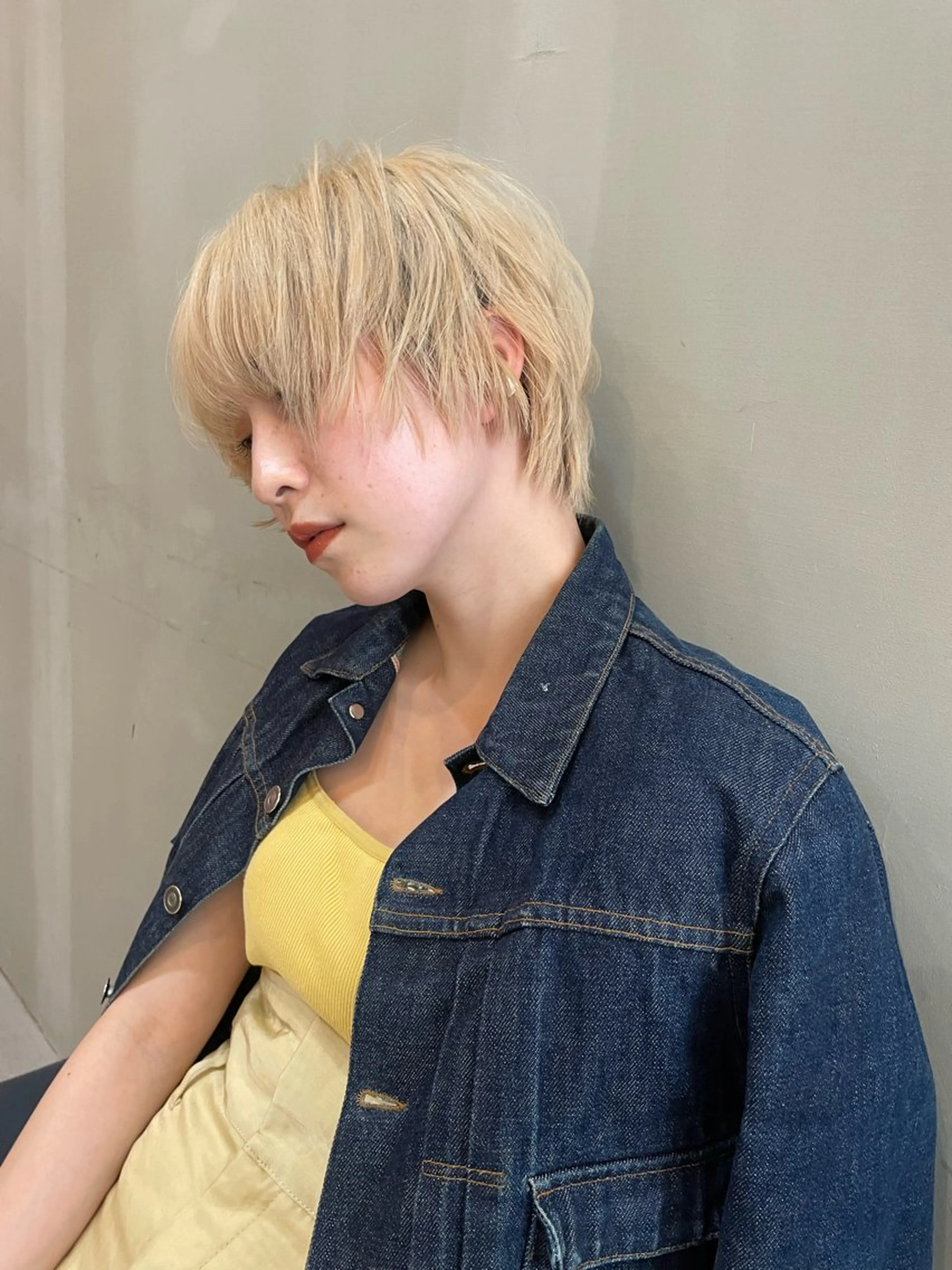 ショート カラー カット ヘアカラー トリートメント ショート/ボブ専門 宮脇美奈/南船場のヘアスタイル