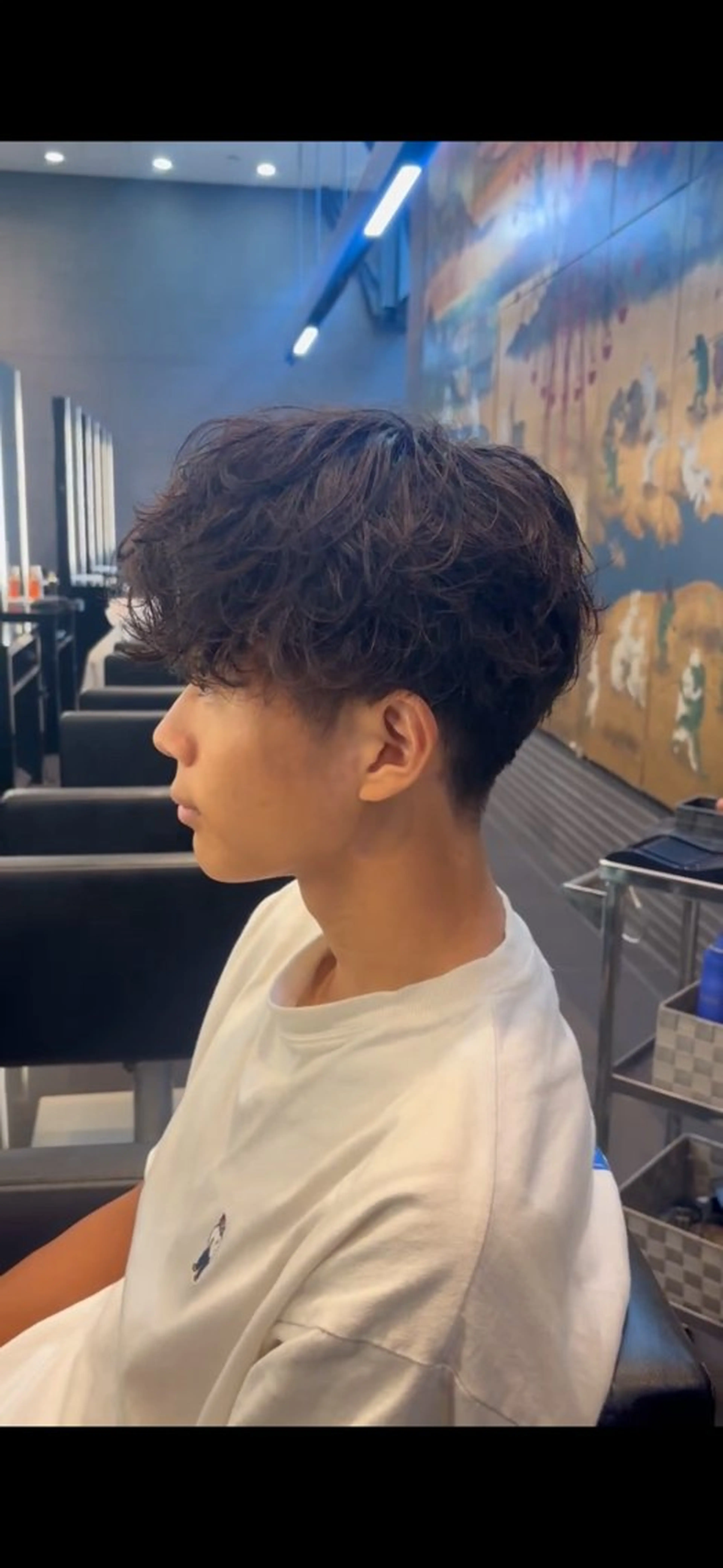 パーマ メンズ 加藤晴輝/ カットモデル募集中のヘアスタイル