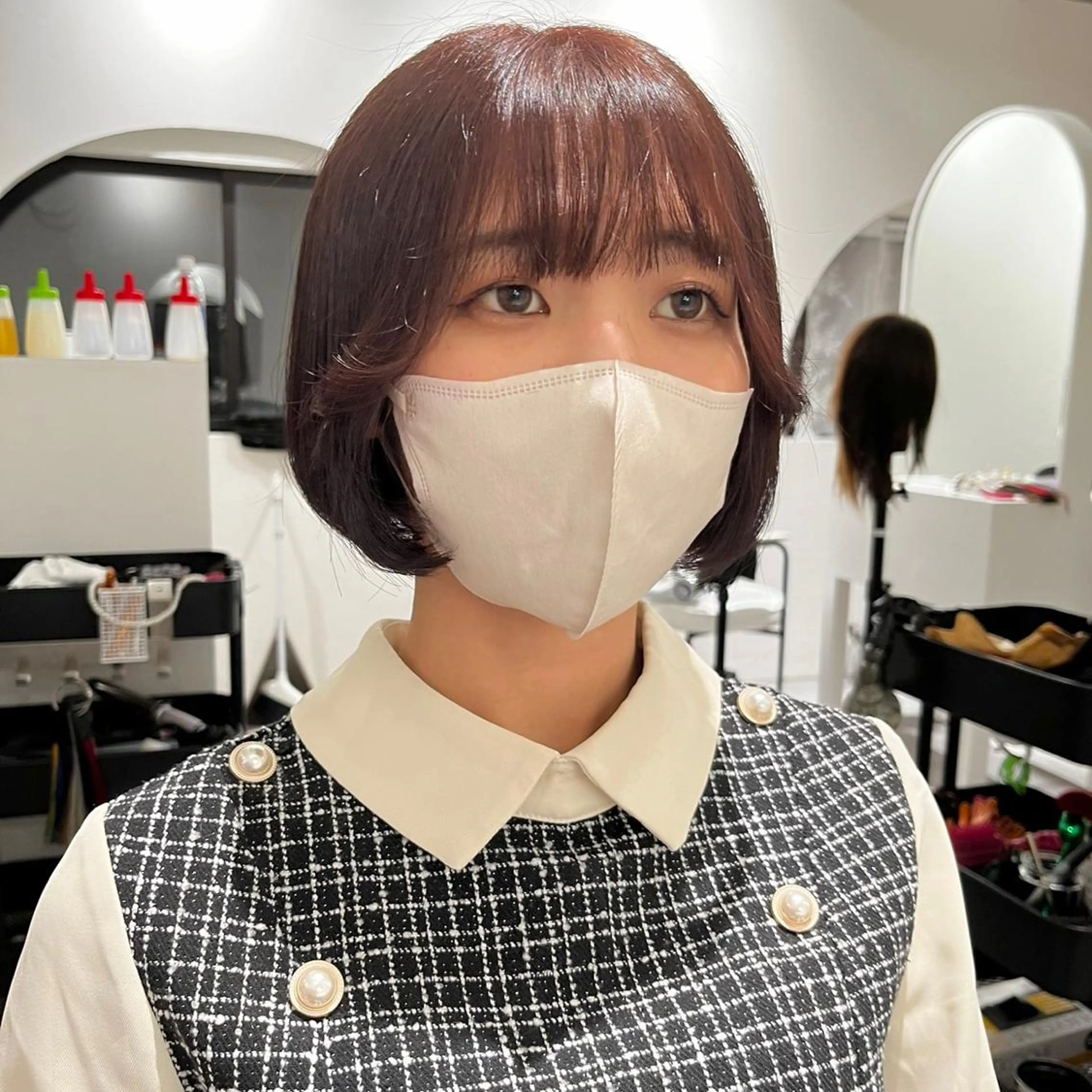 ショート カラー MOE🐈‍⬛🎀 エクステ/ワンホンのヘアスタイル