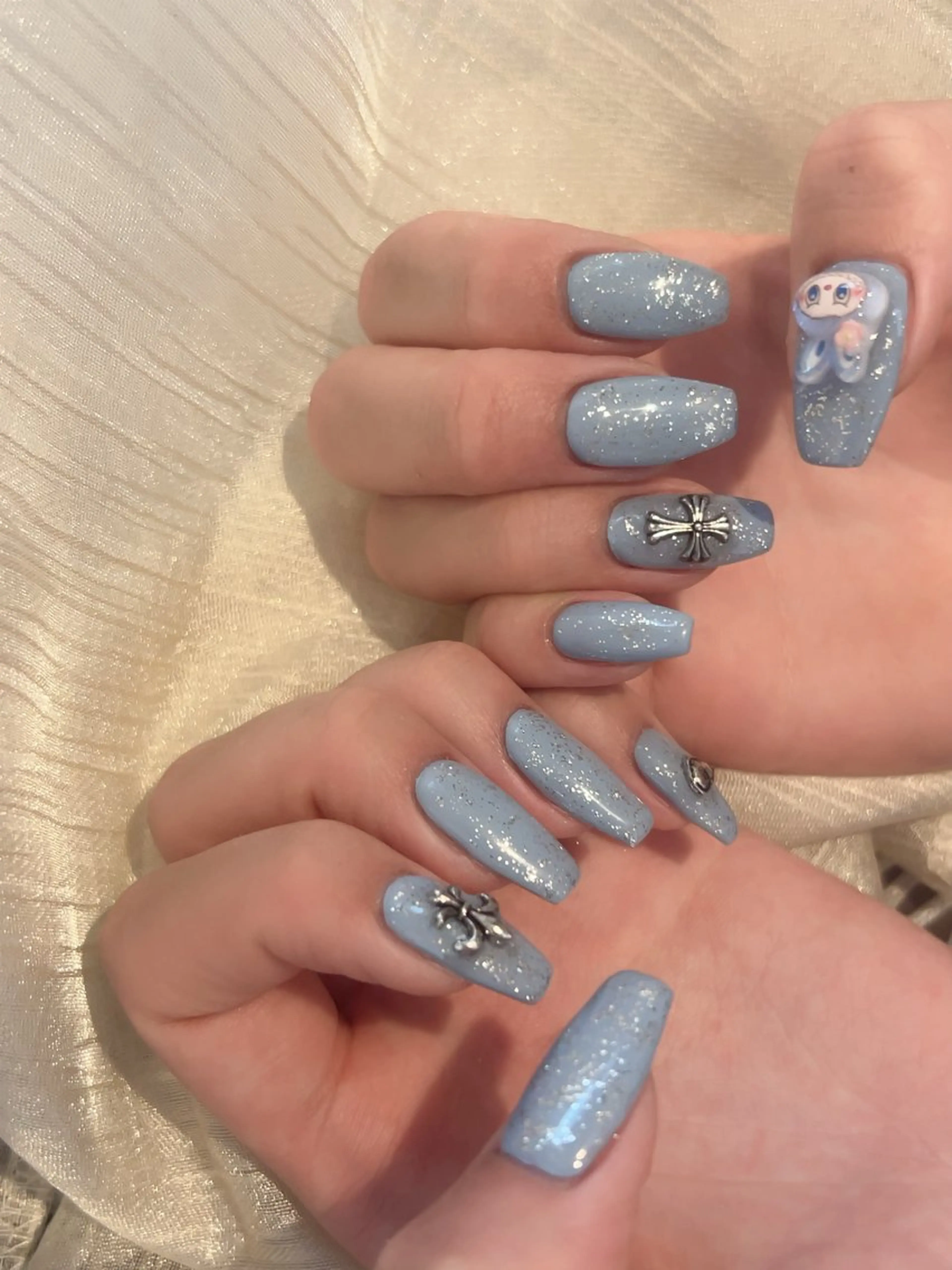 ネイル ラメ(グリッター) ワンカラーネイル ハンドネイル You nailのネイルデザイン